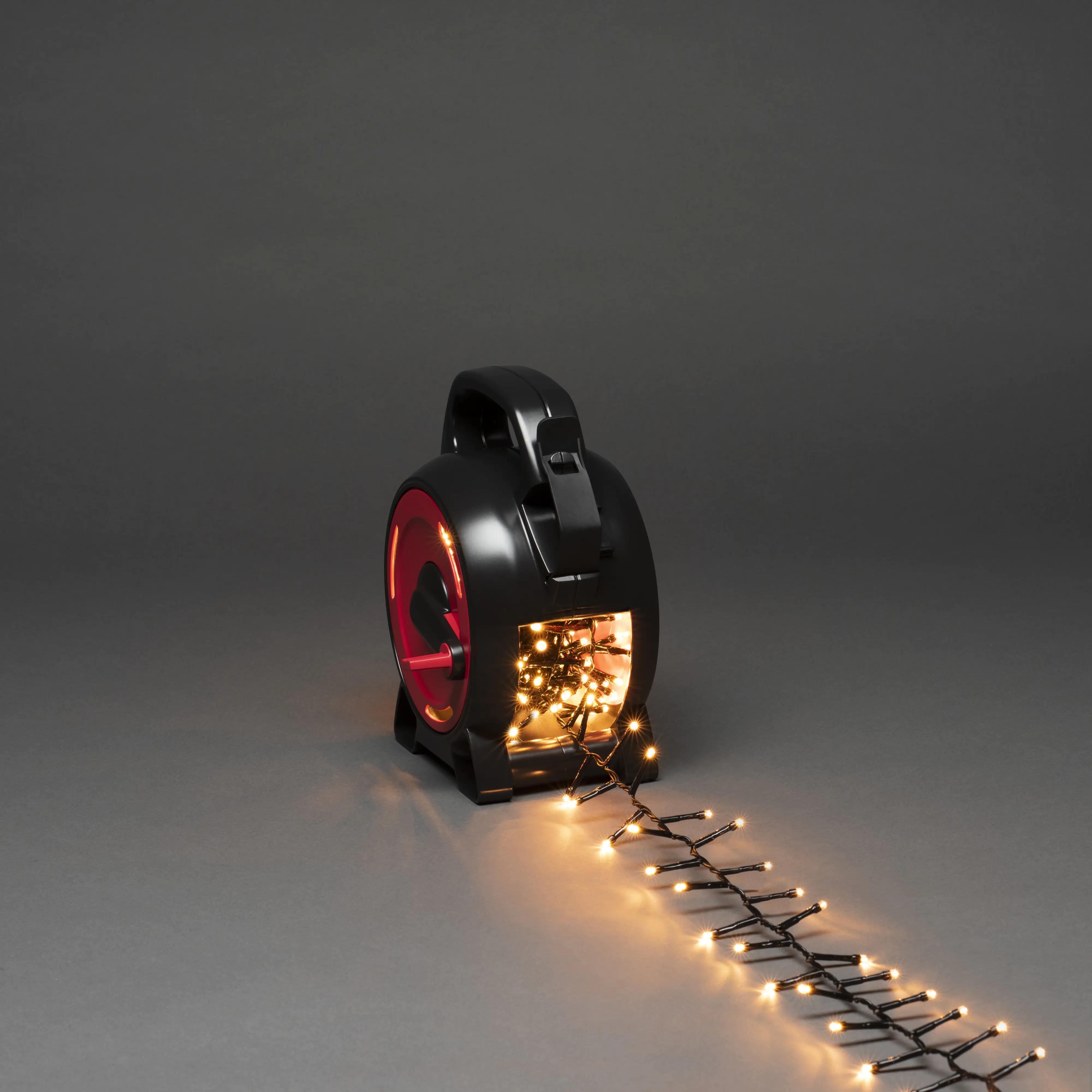 Konstsmide Micro LED Compactlights Außen 200 bernsteinfarbene Dioden mit Kabelaufroller 14,30 m Konstsmide Micro LED Compactlights Außen 200 bernsteinfarbene Dioden mit Kabelaufroller 14,30 m