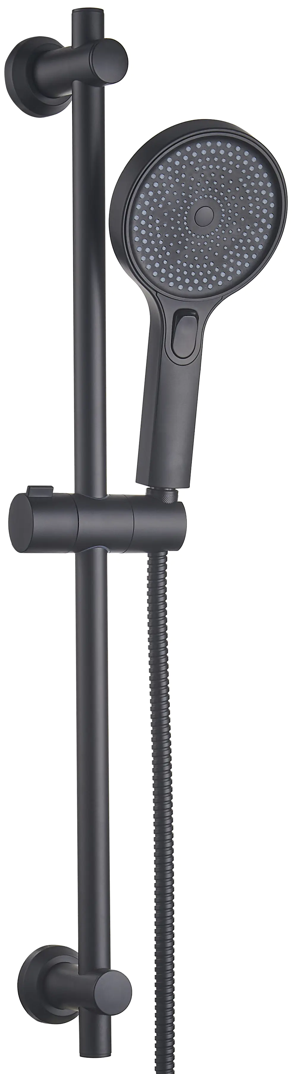 Primaster Brausestangenset Flavia 3 Strahlarten schwarz matt