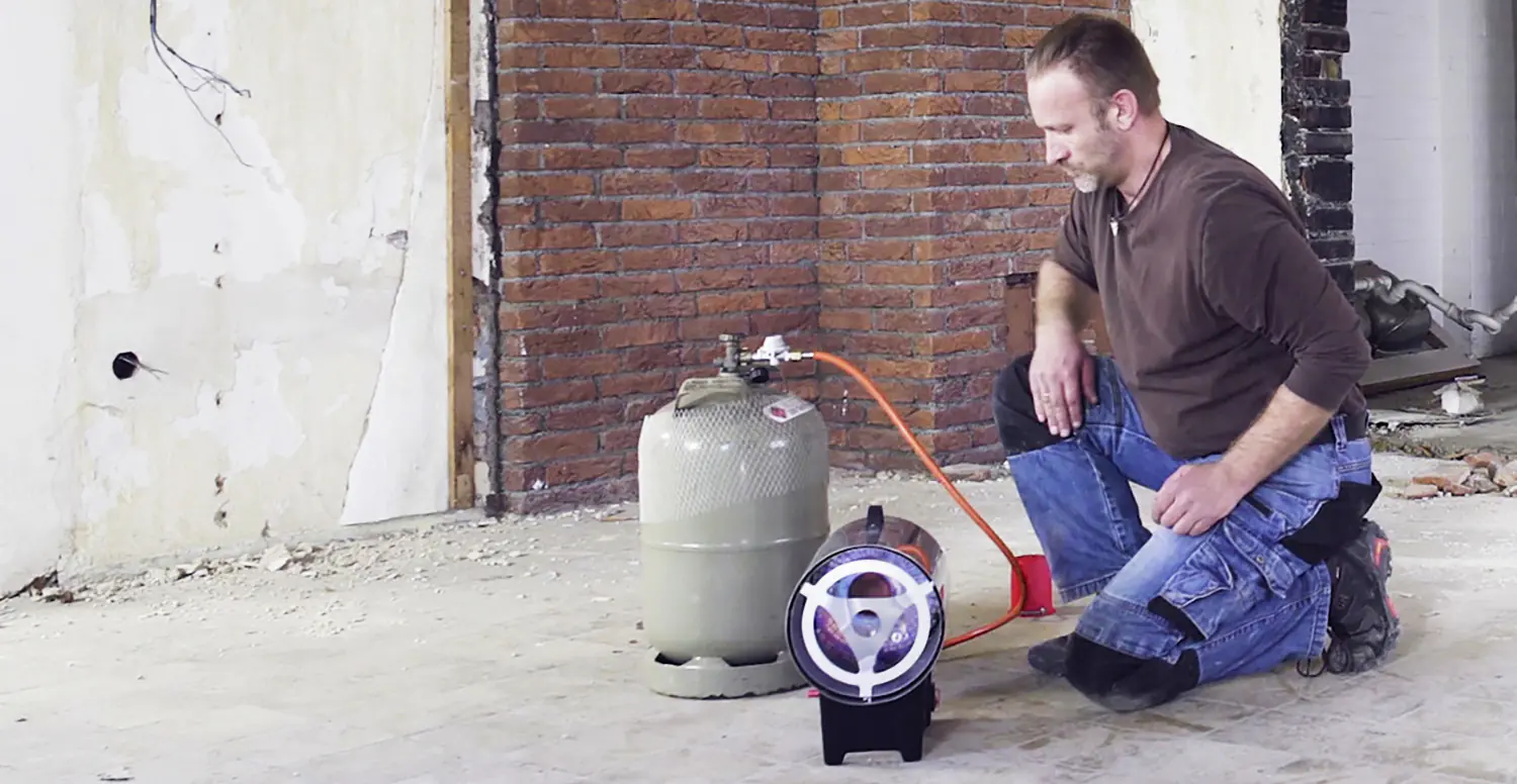 Einhell Akku-Heißluftgenerator GE-HG 18/370 Niro Li-Solo