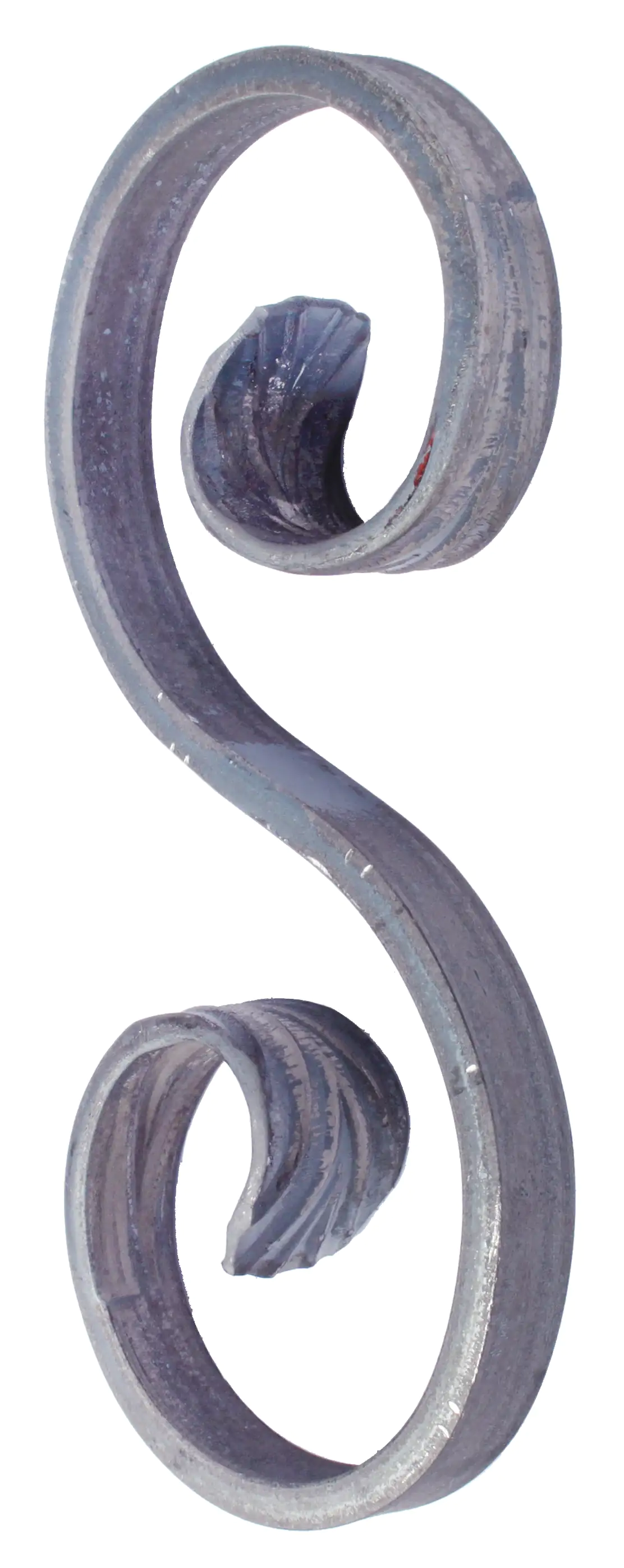 Alberts S-Schnörkel 72 x 155mm Stahl roh