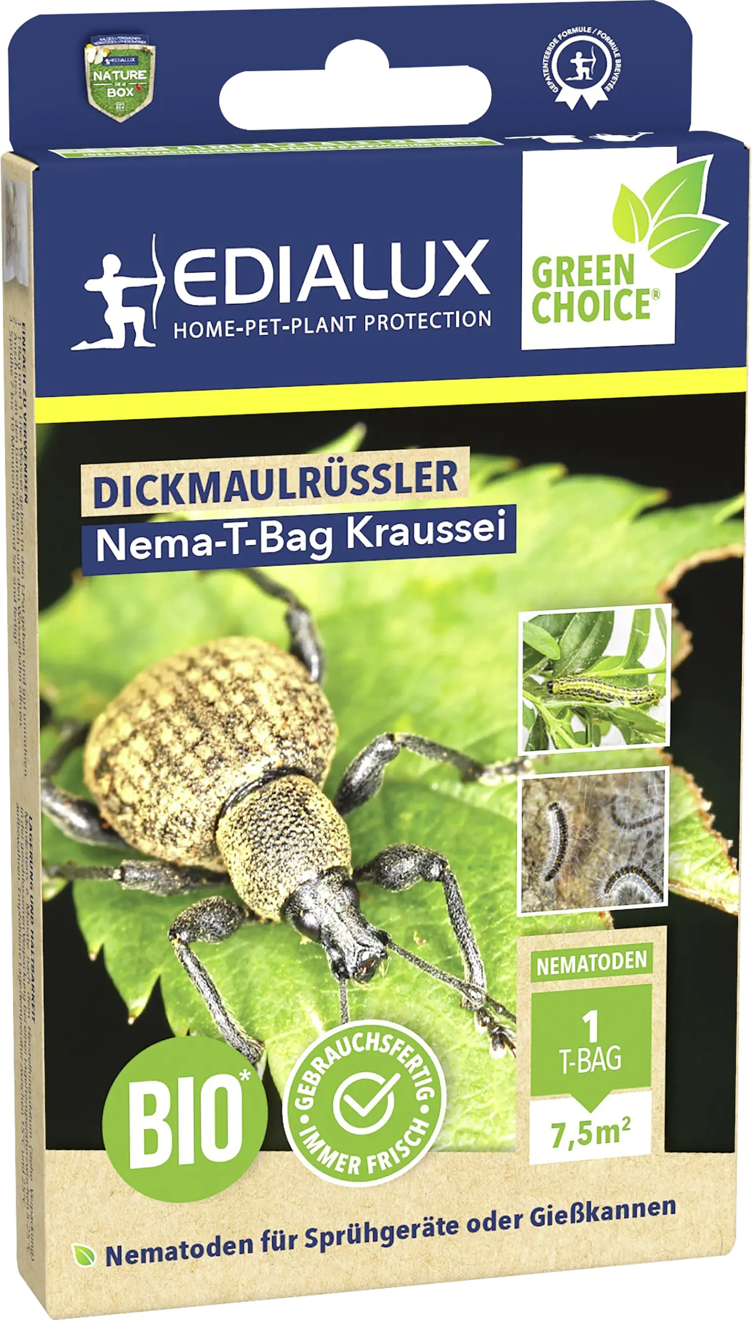Edialux Nematoden T-Bag Kraussei gegen Dickmaulrüssler 7,5 m²
