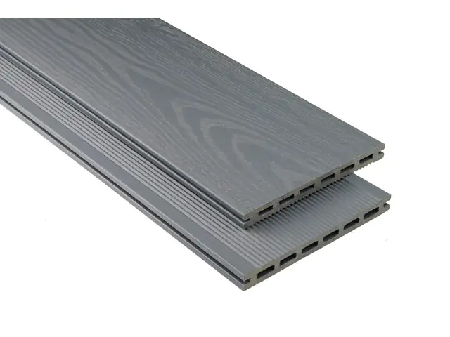 Kovalex Terrassendiele WPC 19 x 2,0 cm steingrau mattiert Meterware Kovalex Terrassendiele WPC 19 x 2,0 cm steingrau mattiert Meterware