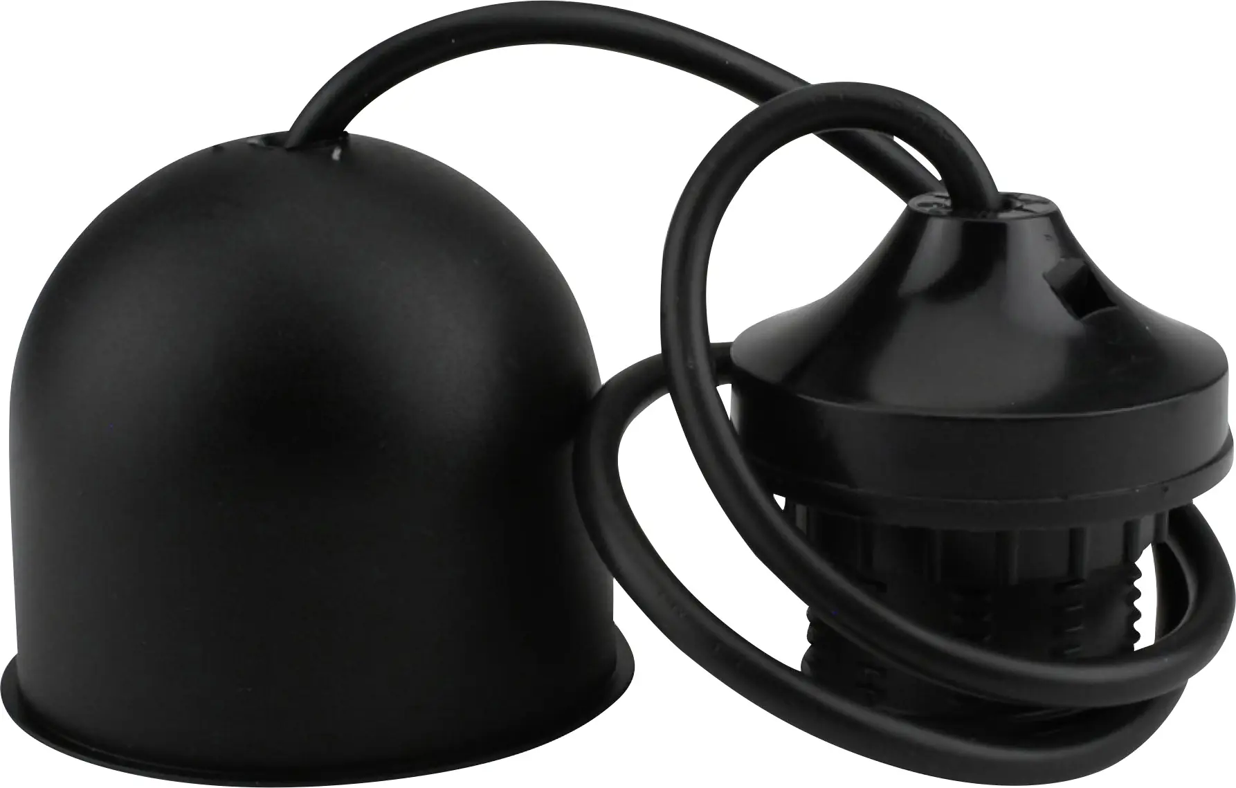 Lampen-Pendel mit Fassung E 27, schwarz Lampen-Pendel mit Fassung E 27, schwarz