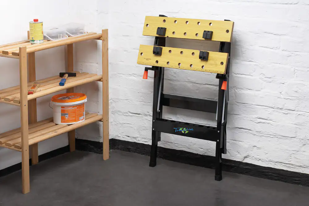 TrendLine Werk-Spanntisch klappbar 60,5 x 64 x 78 cm max. 100 kg