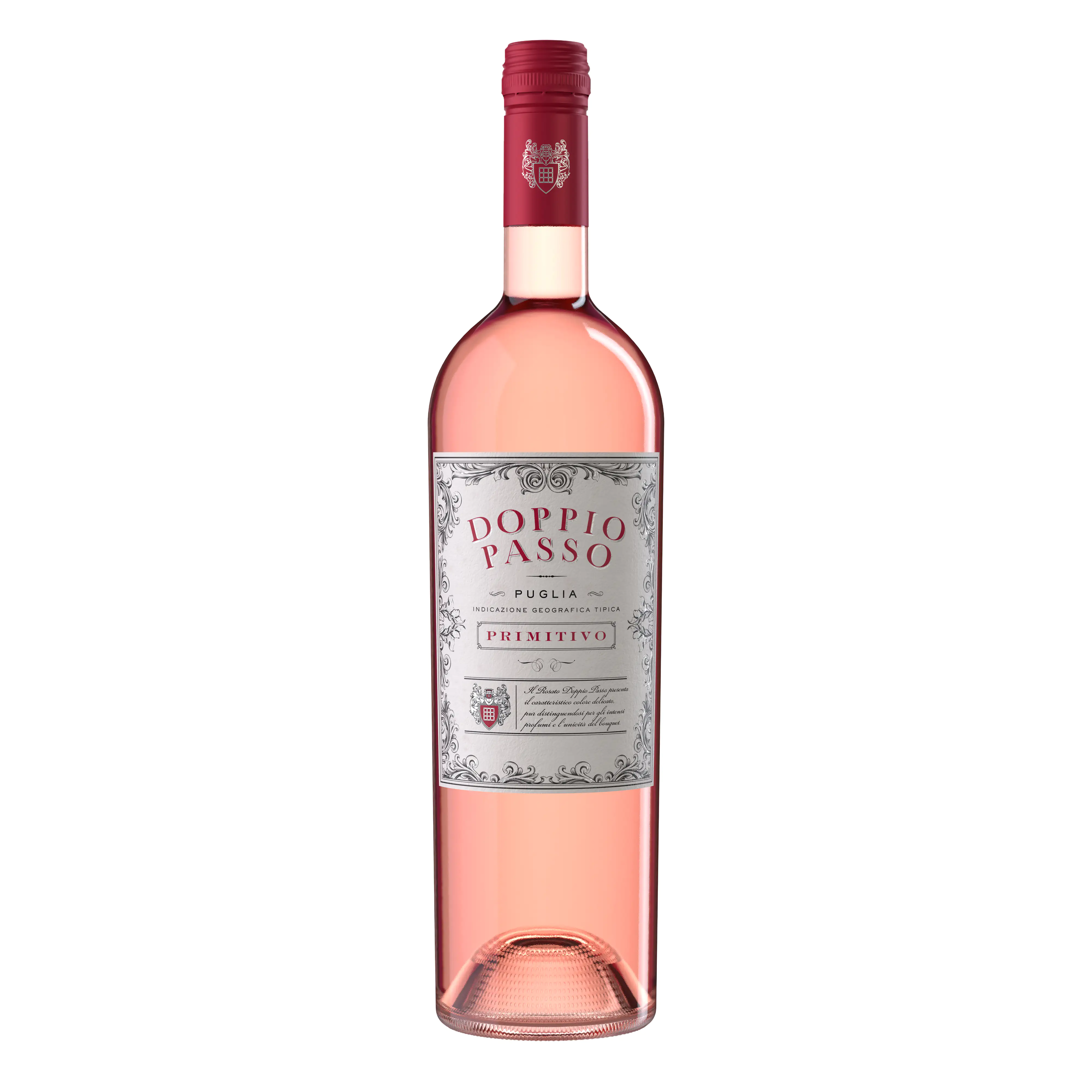 Doppio Passo Rosé Rosato Primitivo halbtrocken Italien 1 x 0,75 L Doppio Passo Rosé Rosato Primitivo halbtrocken Italien 1 x 0,75 L