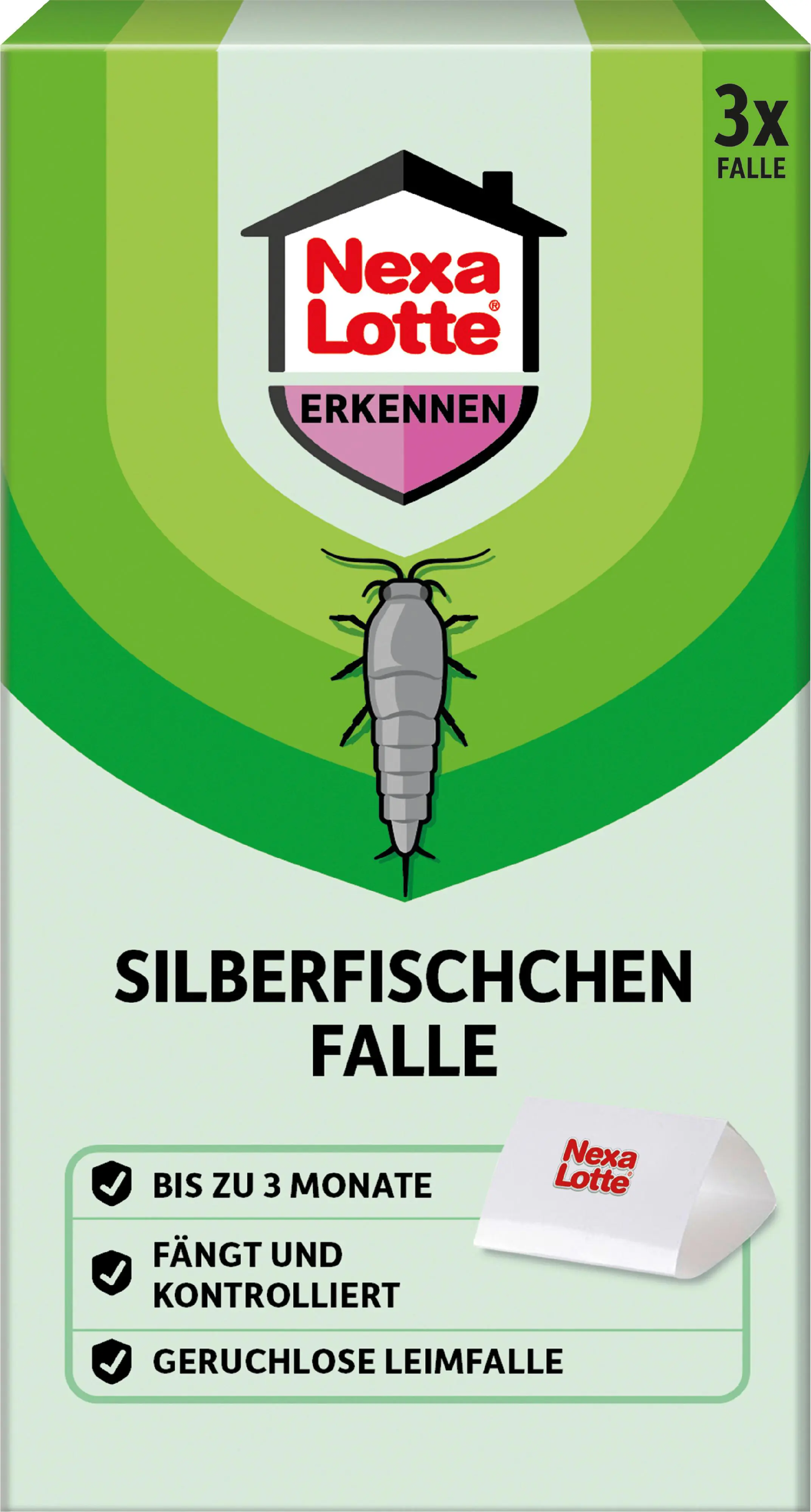 Nexa Lotte Silberfischchen Falle 3 Stück