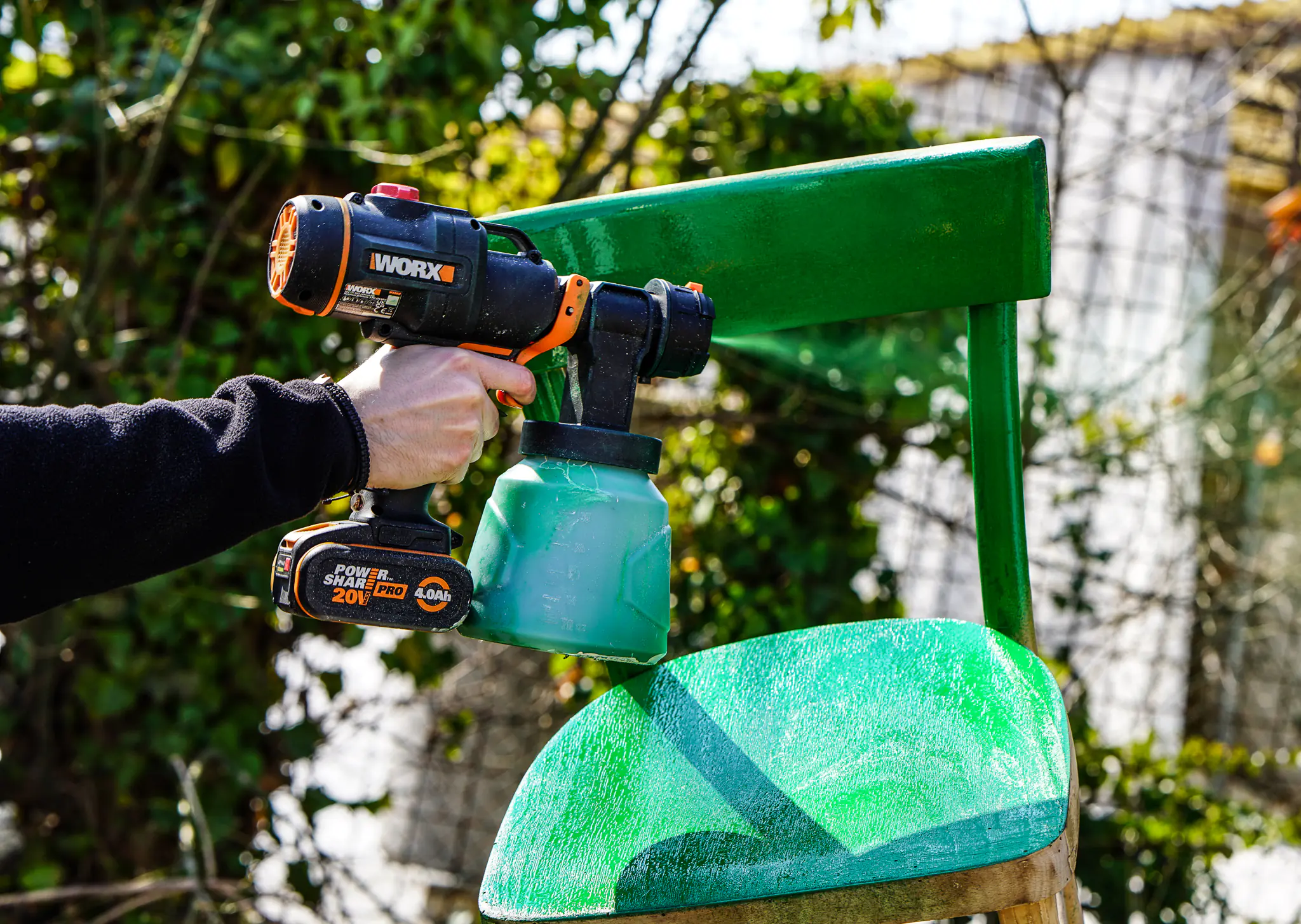 Worx NITRO Akku-Farbsprühgerät WX020.9 20 V Solo Worx NITRO Akku-Farbsprühgerät WX020.9 20 V Solo