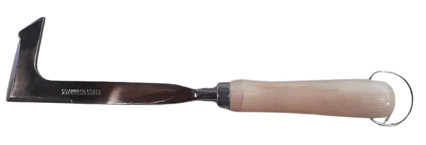 Primaster Fugenreiniger Edelstahl 32 cm mit Holzgriff