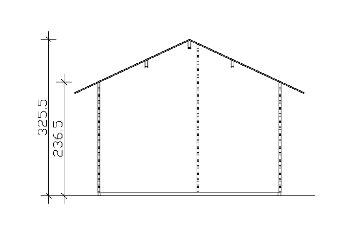 SKAN HOLZ Gartenhaus Esbjerg 1 380 x 520 cm natur mit Fußboden SKAN HOLZ Gartenhaus Esbjerg 1 380 x 520 cm natur mit Fußboden
