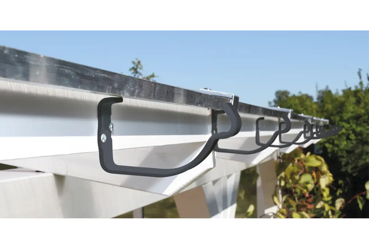 4018211398065_4 SKAN HOLZ Regenrinnen-Set 648 cm Stahl verzinkt u. anthrazit