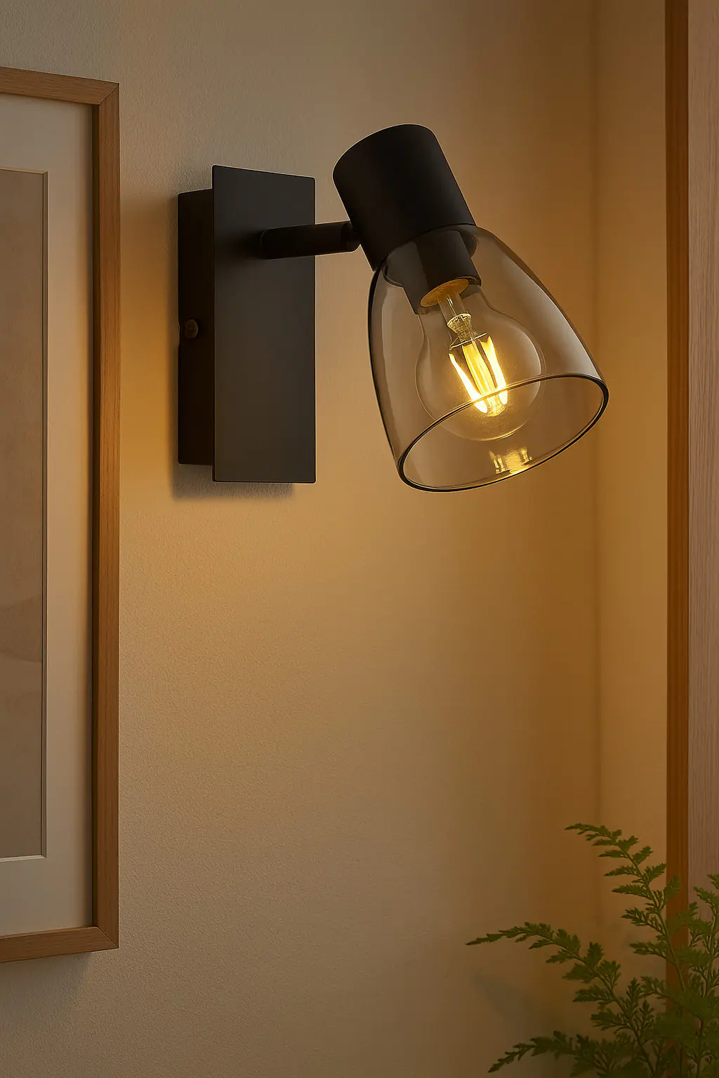 Primaster Wandlampe 1er LED Spot Miami E14 12 x 12,5 cm schwarz  Primaster Wandlampe 1er LED Spot Miami E14 12 x 12,5 cm schwarz