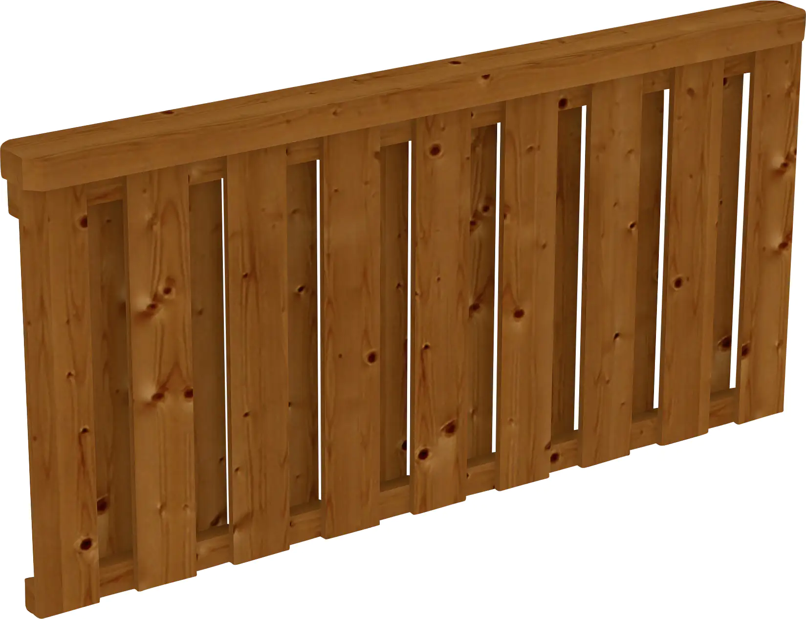 SKAN HOLZ Brüstung Deckelschalung 170 x 84 cm Douglasie