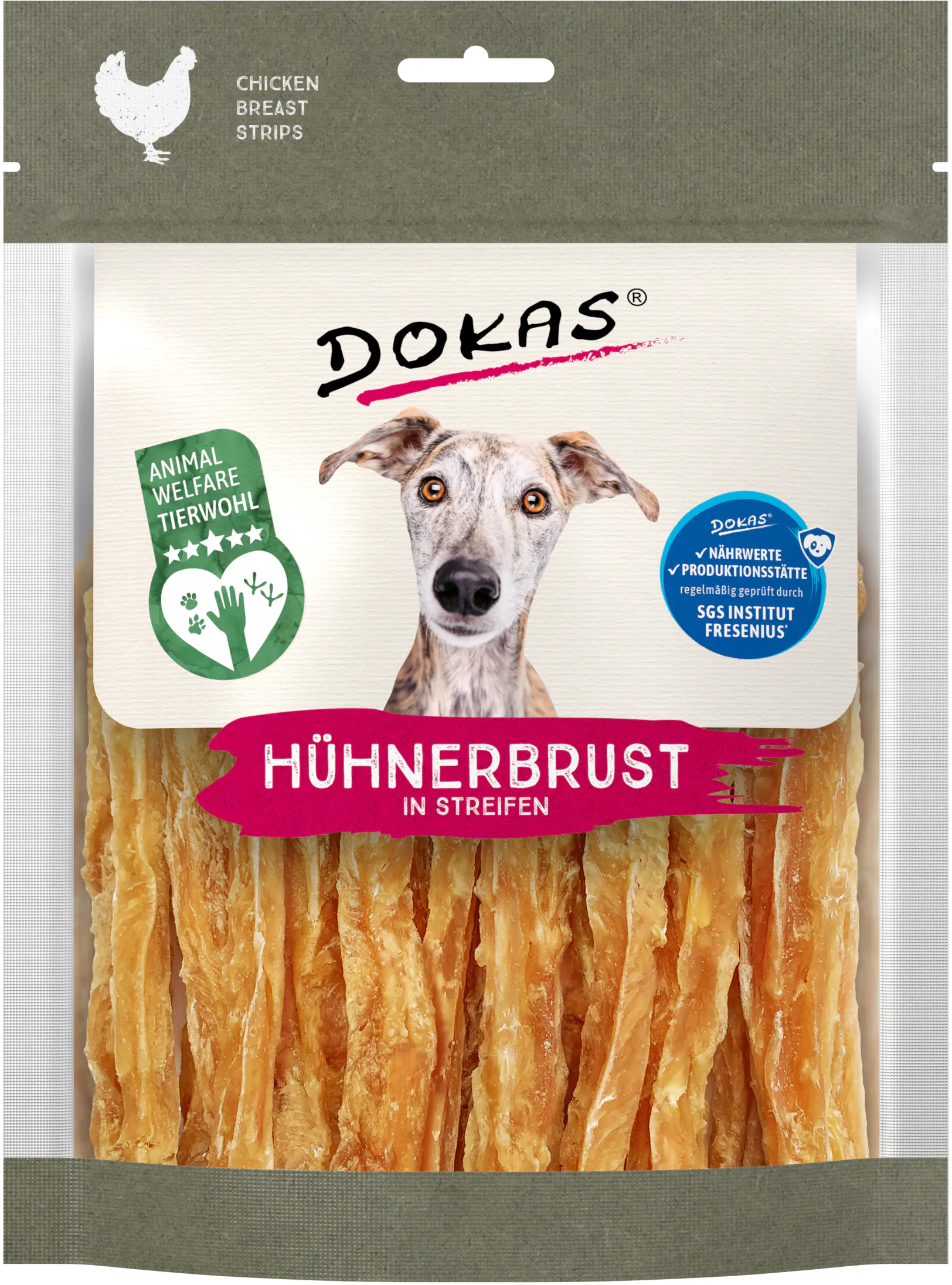 Dokas Tierwohl Hühnerbrust in Streifen 170 g