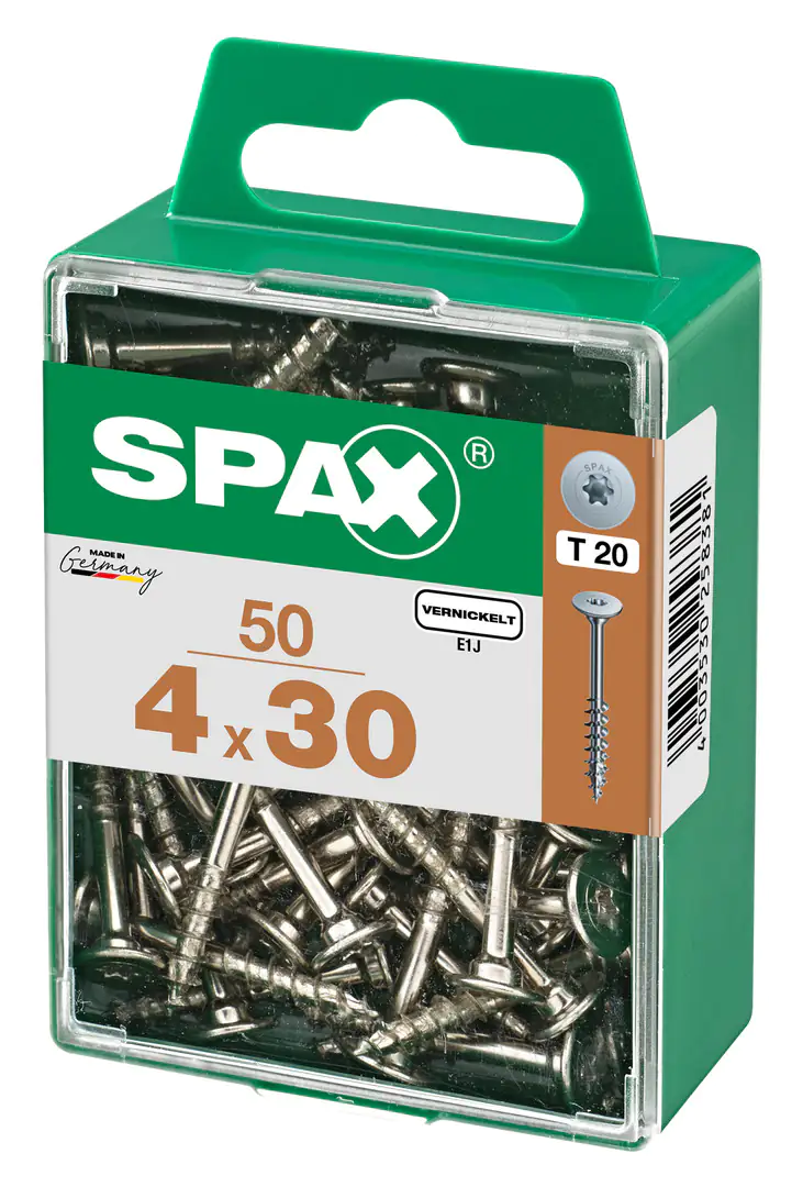 Spax Möbelbauschrauben 4.0 x 30 mm TX 20 - 50 Stk.