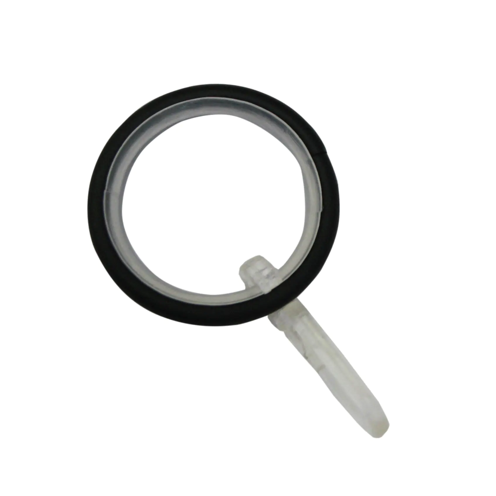 Gardinia Gardinenringe Kreta für Ø 16-20 mm schwarz-matt 10-er Pack