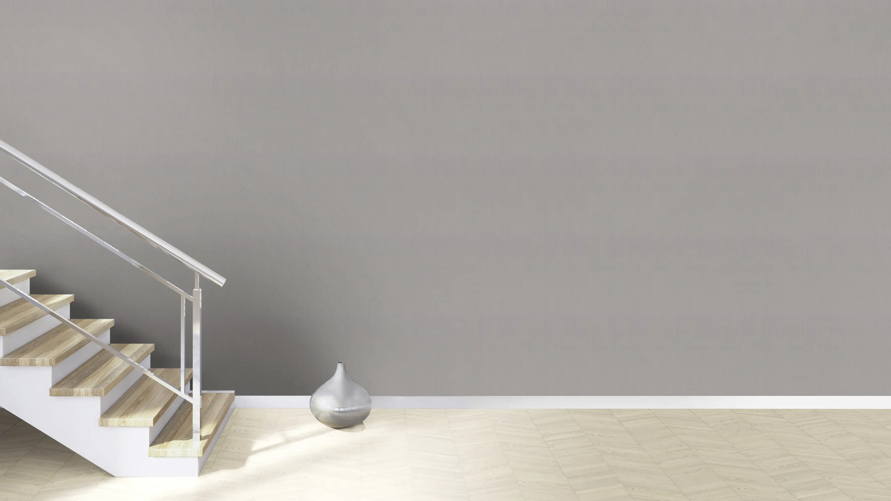 Rasch Vliestapete 746068 Grau-Dunkelgrau Uni 10,05 m x 0,53 m