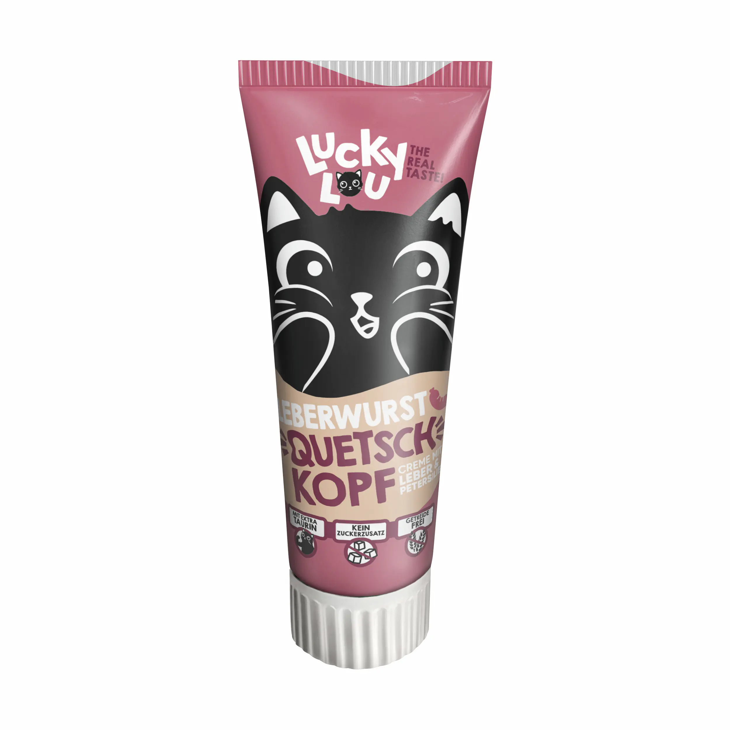 Lucky Lou Quetschkopf Katzensnack getreidefrei 75 g Leberwurst