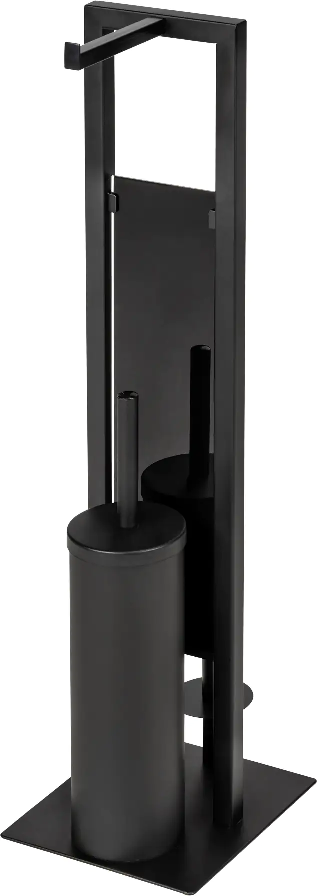 Wenko WC-Bürstengarnitur Rivalta schwarz matt Wenko WC-Bürstengarnitur Rivalta schwarz matt