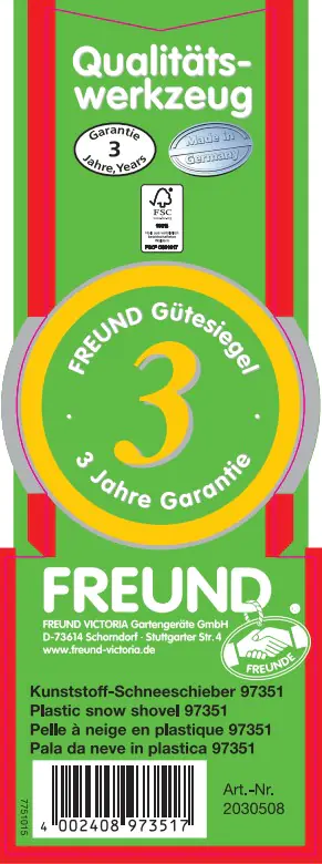 Freund Victoria Schneeschieber 53 cm Freund Victoria Schneeschieber 53 cm