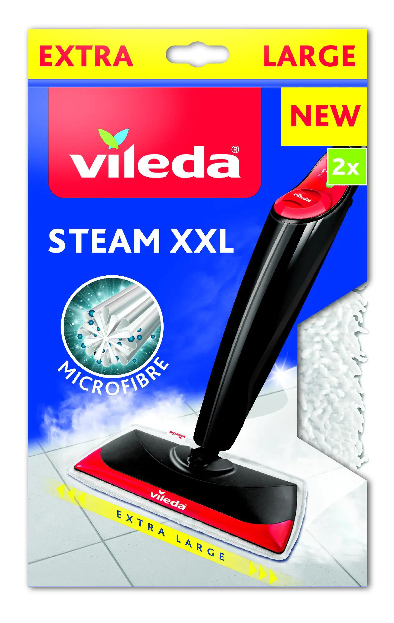 Vileda Ersatzbezug für Dampfreiniger Steam XXL 2-er Pack Vileda Ersatzbezug für Dampfreiniger Steam XXL 2-er Pack