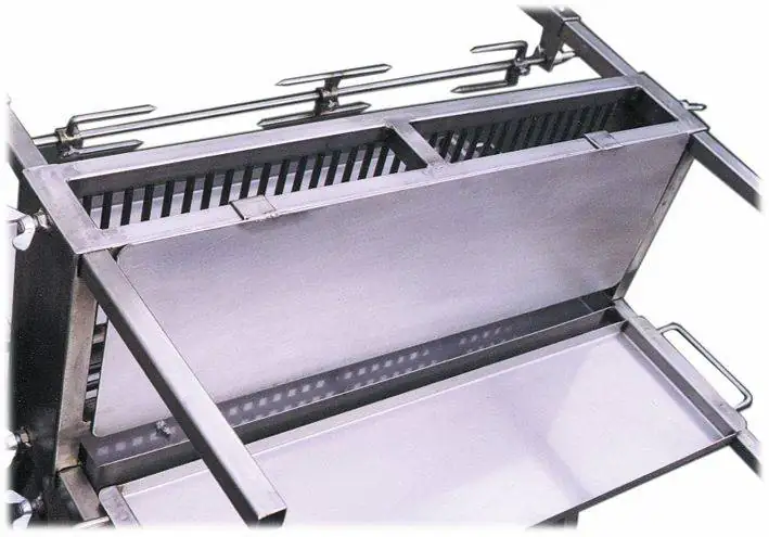 Schneider Blindblech für Vertikalgrill 66/2 fach,Abdecken des Feuerkastens