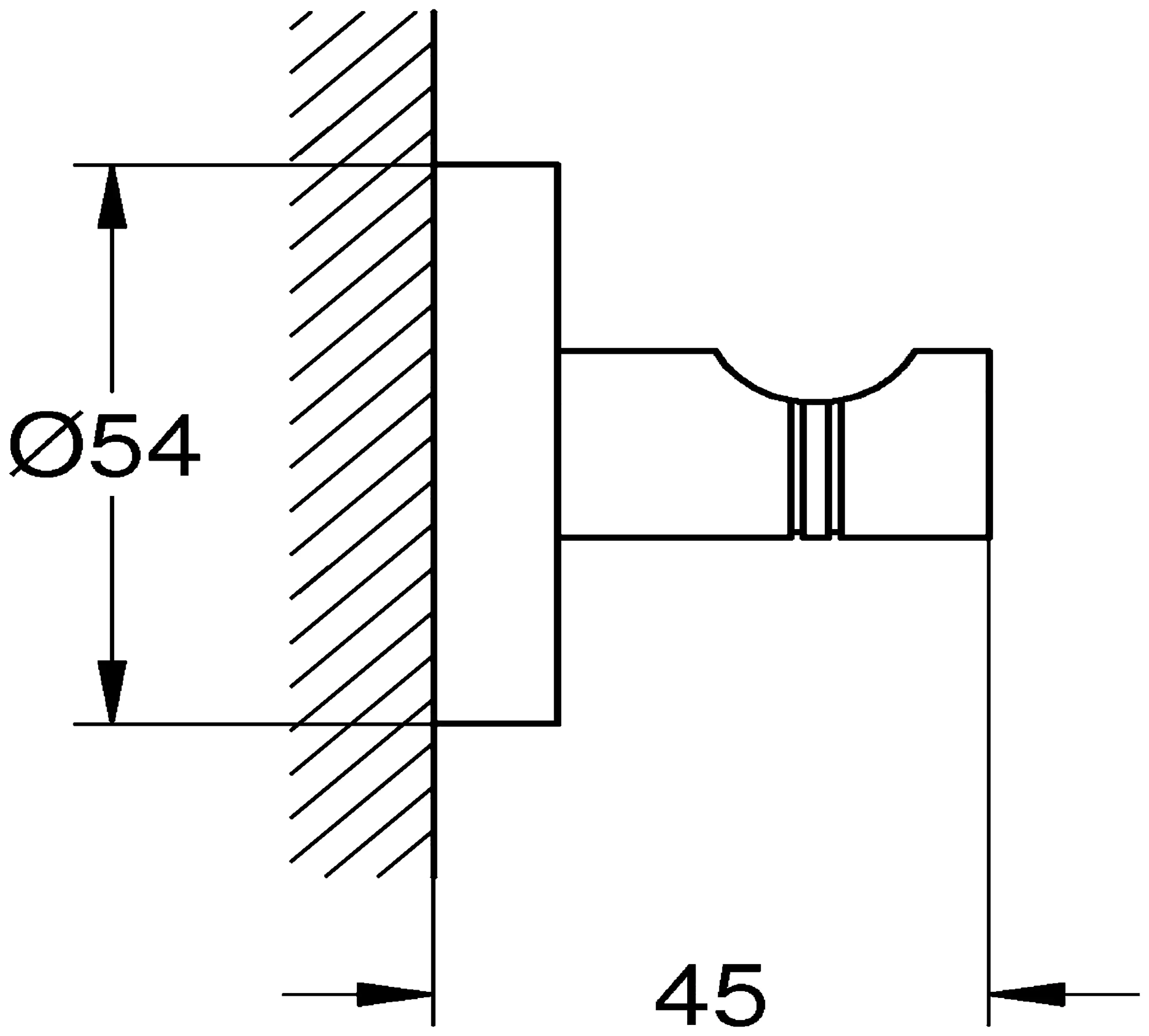 Grohe Start Bademantelhaken supersteel klebbar Grohe Start Bademantelhaken supersteel klebbar
