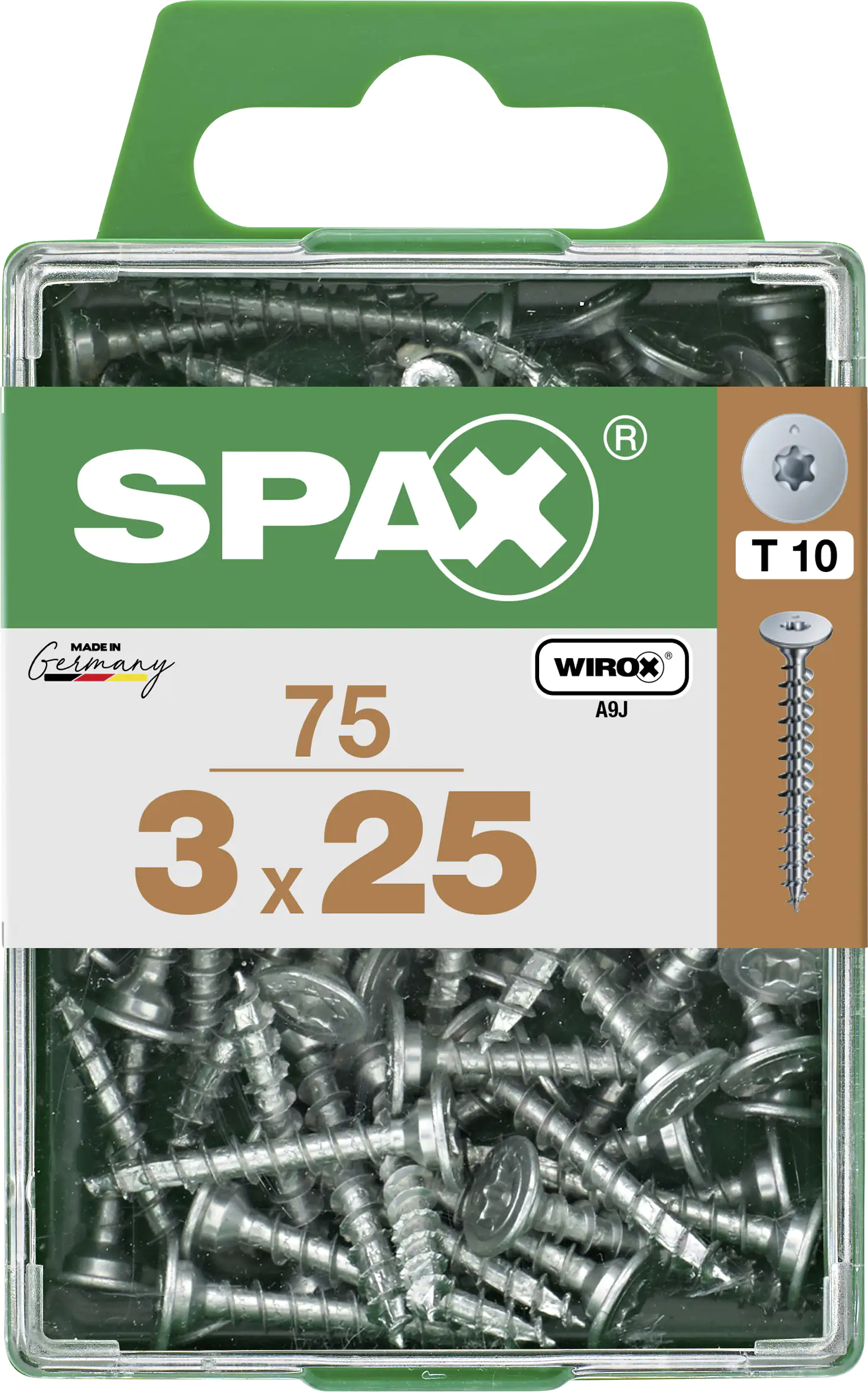 Spax Möbelbauschrauben 3.0 x 25 mm TX 10 - 75 Stk.