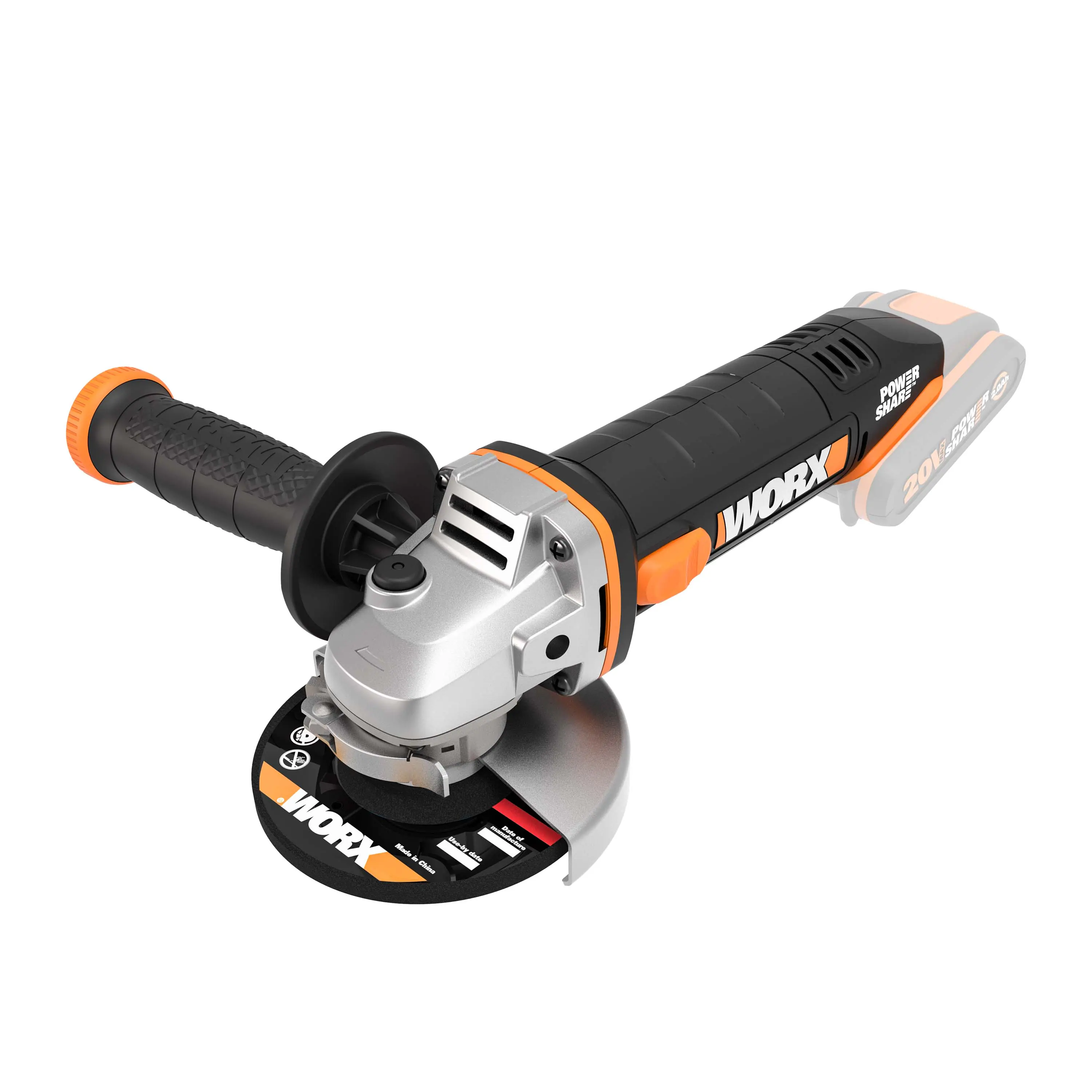 Worx Akku-Winkelschleifer WX800.9 20 V Solo Worx Akku-Winkelschleifer WX800.9 20 V Solo
