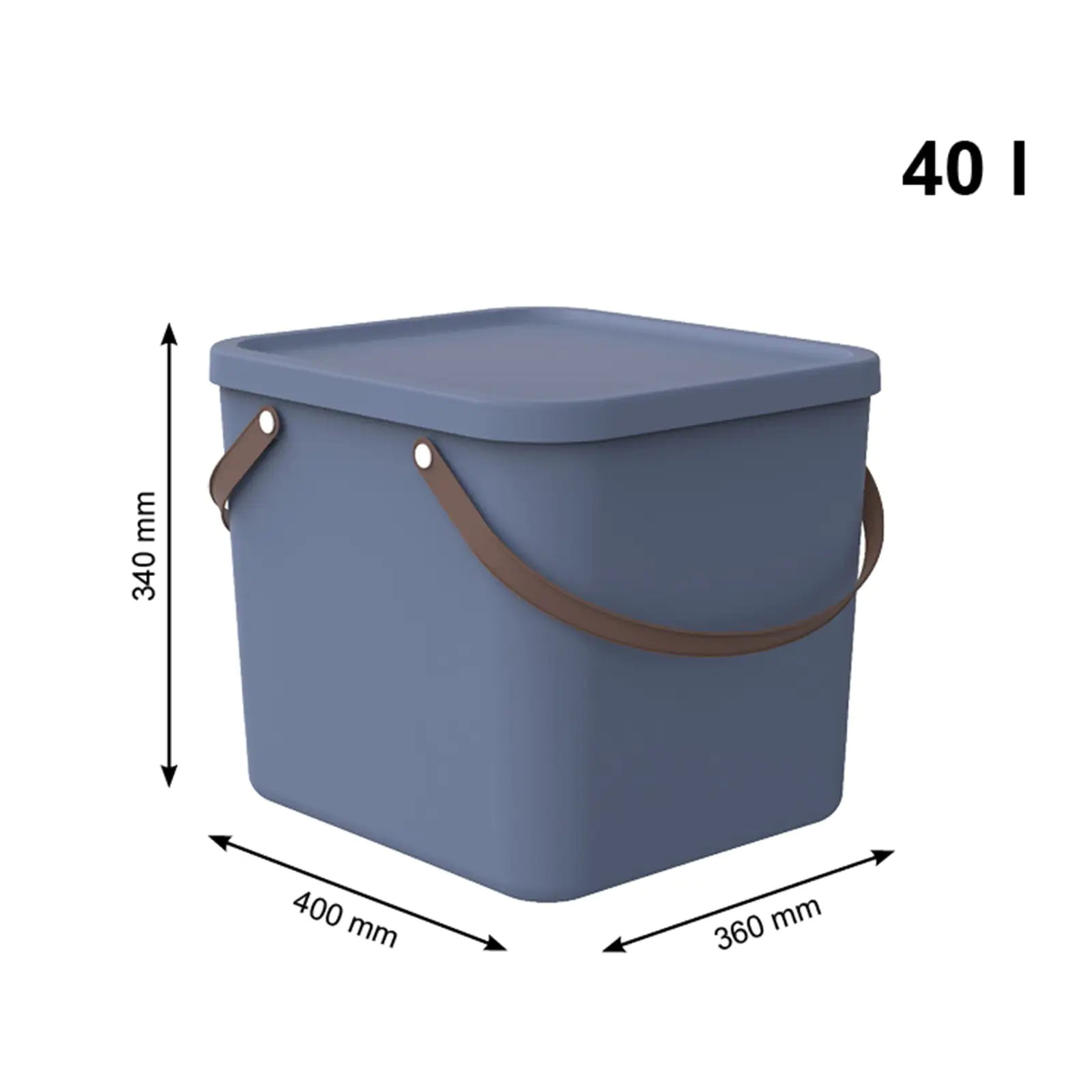 Rotho Aufbewahrungssystem Albula 40 L horizon blue Rotho Aufbewahrungssystem Albula 40 L horizon blue