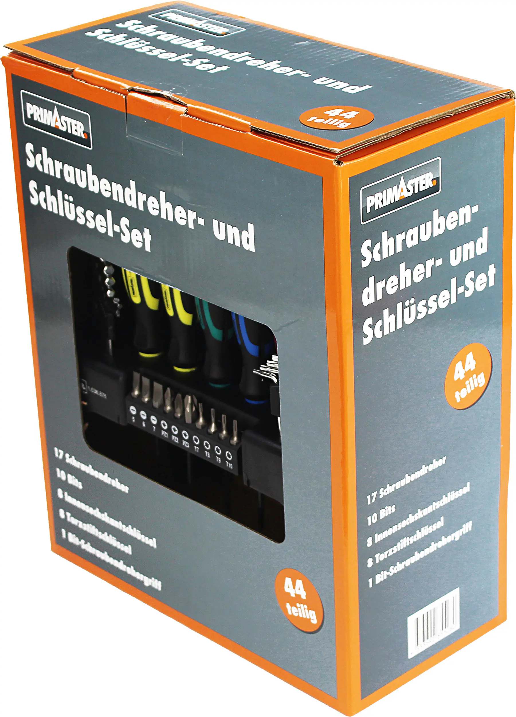 Primaster Schraubendreher- und Schlüssel-Set 44-teilig