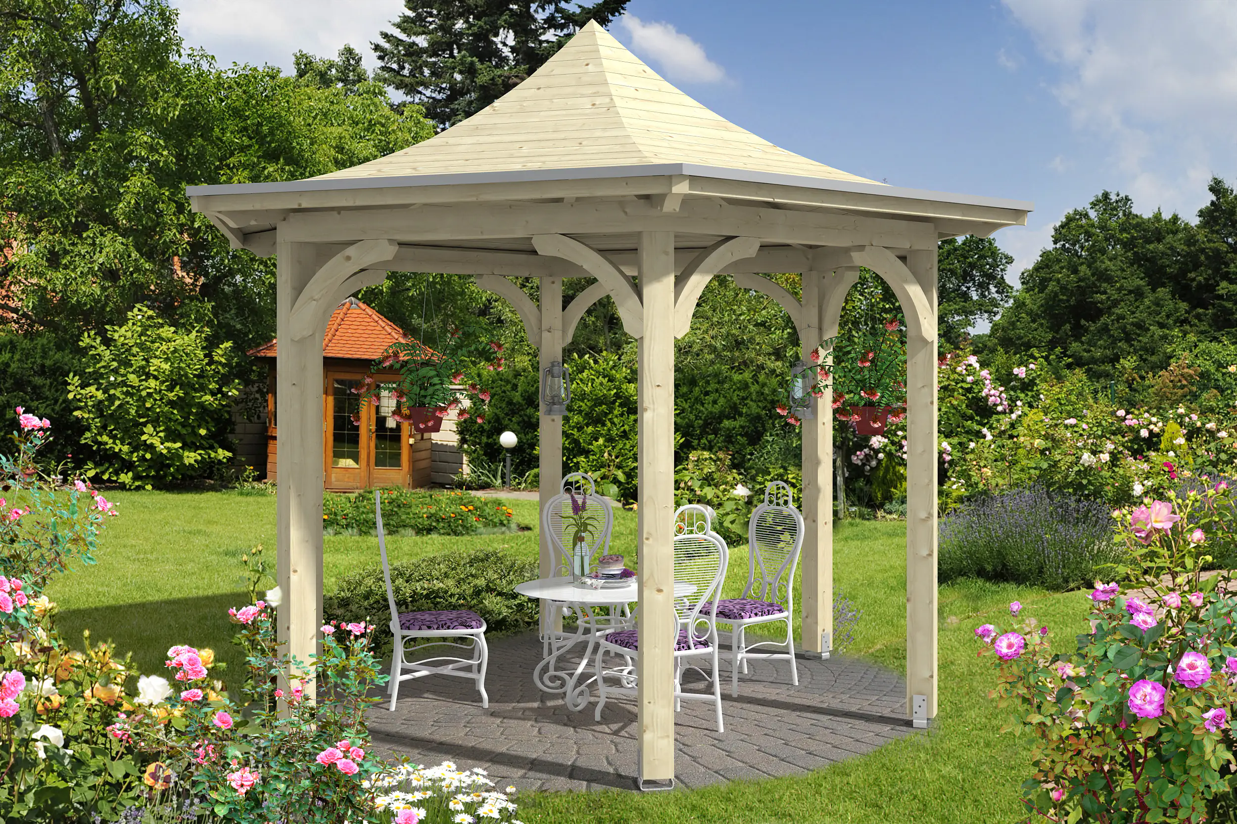 SKAN HOLZ Pavillon Versailles Leimholz