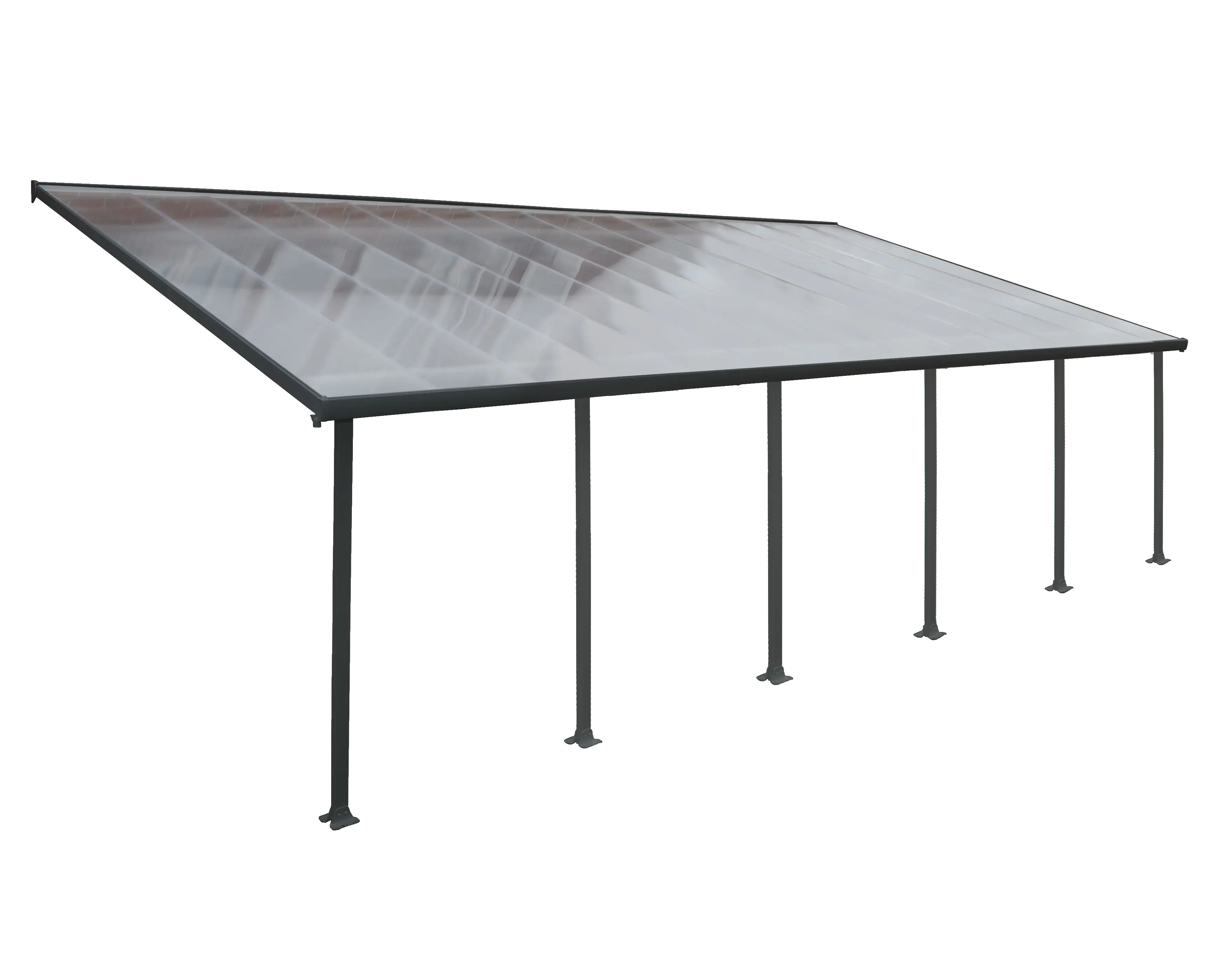 7290108134872 Canopia Terrassenüberdachung Feria 400 x 850 cm anthrazit
