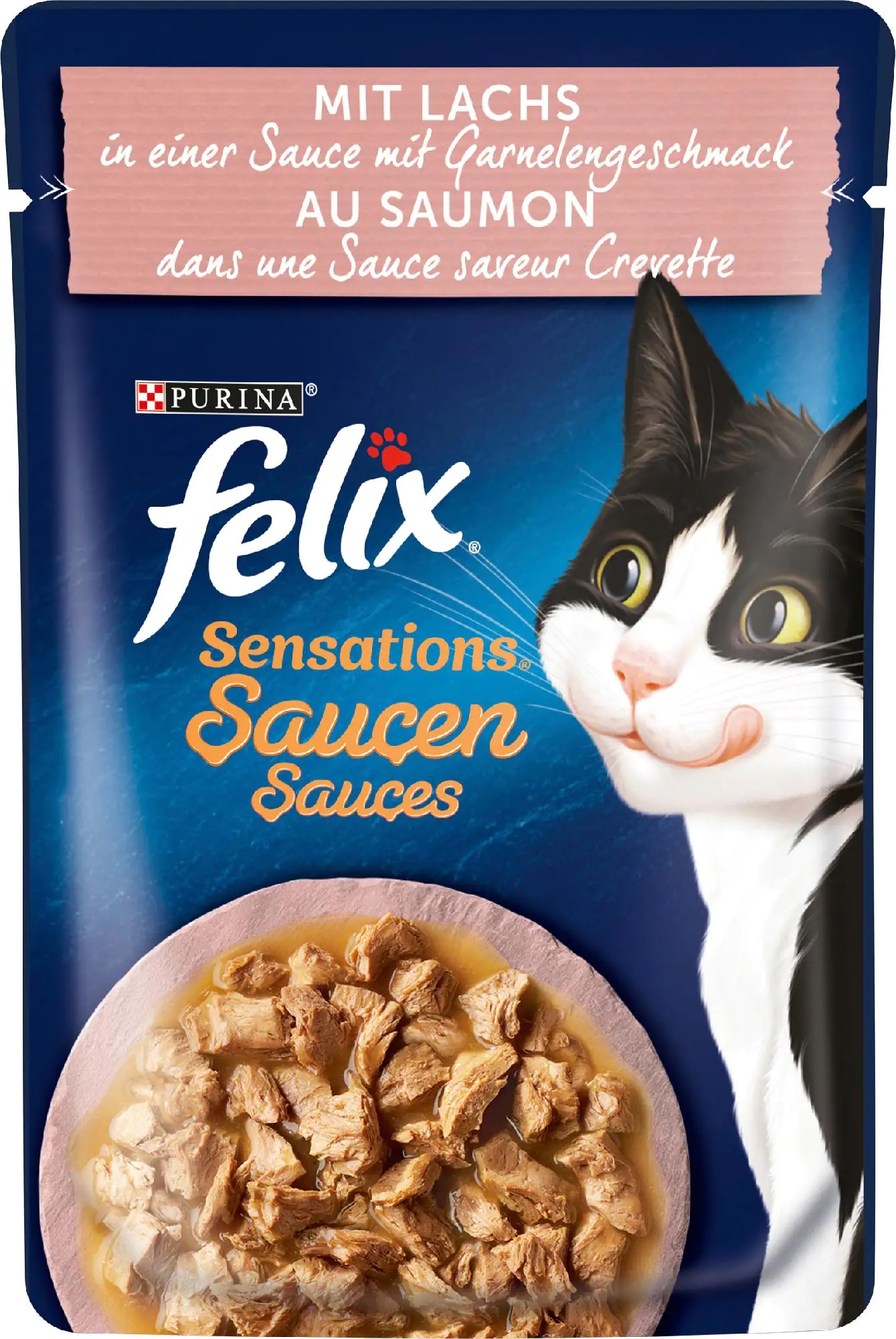 Felix Sensations Saucen Lachs & Garnelen 85 g