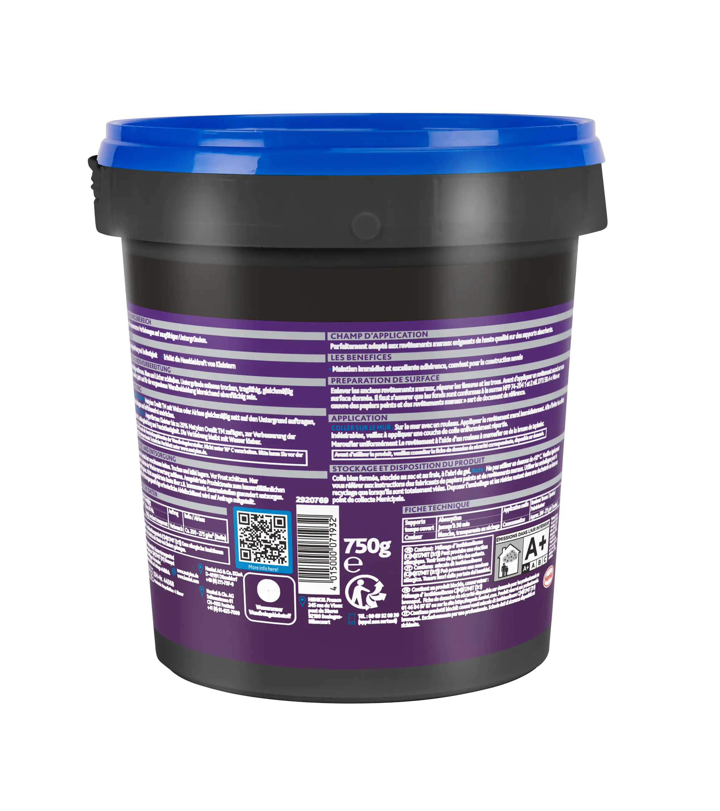 Metylan Ovalit TM Tapetenkleber und Kleisterzusatz 750 g Dose, transparent Metylan Ovalit TM Tapetenkleber und Kleisterzusatz 750 g Dose, transparent