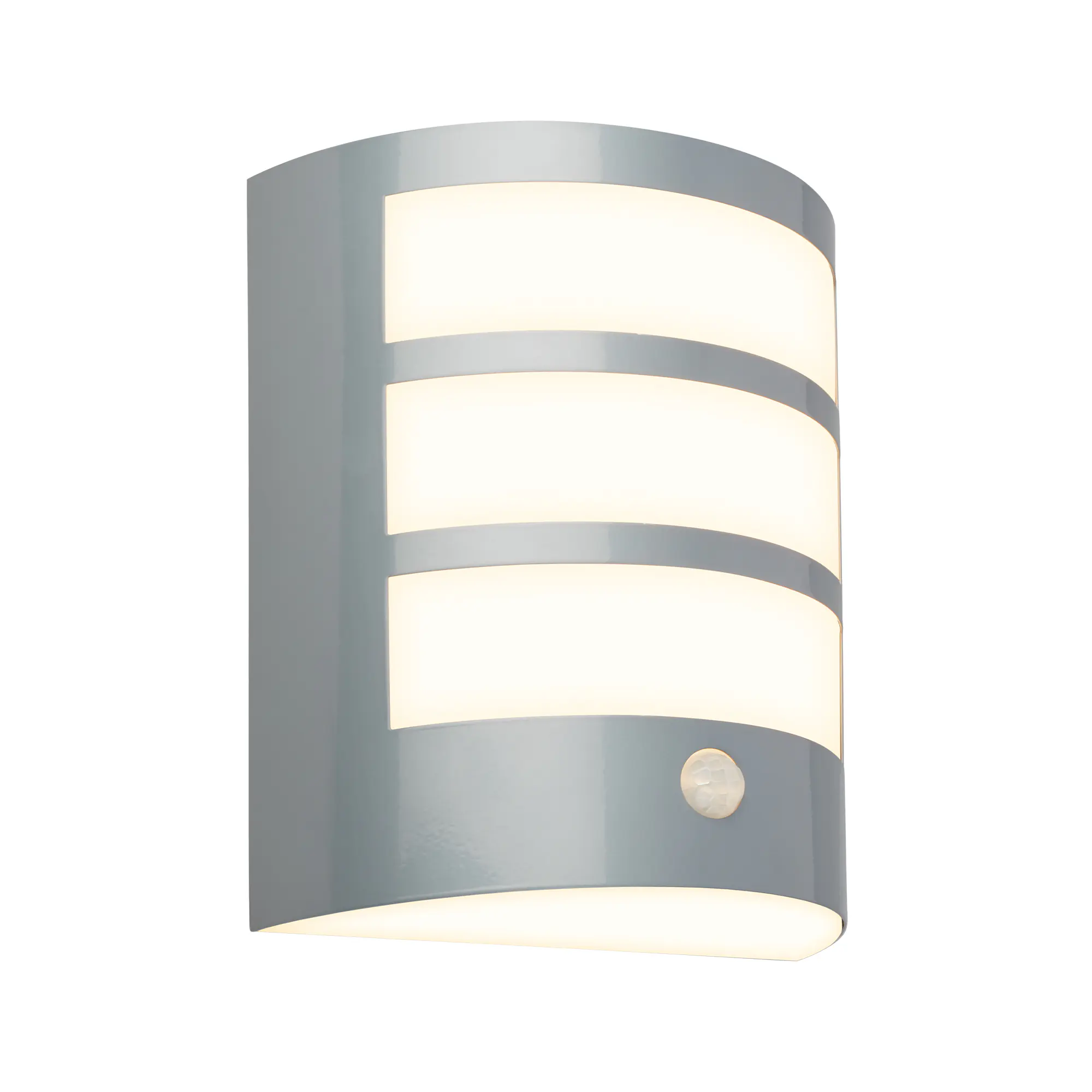Briloner LED Außenwandleuchte Akku 5,8W chrom Sensor warmweiß Briloner LED Außenwandleuchte Akku 5,8W chrom Sensor warmweiß