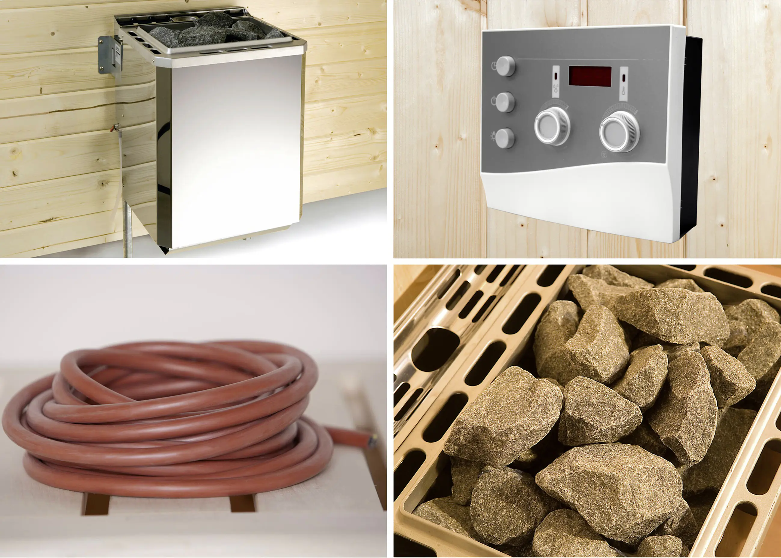 Weka Design-Saunahaus KUOPIO Sparset 9,0 kw BioS natur