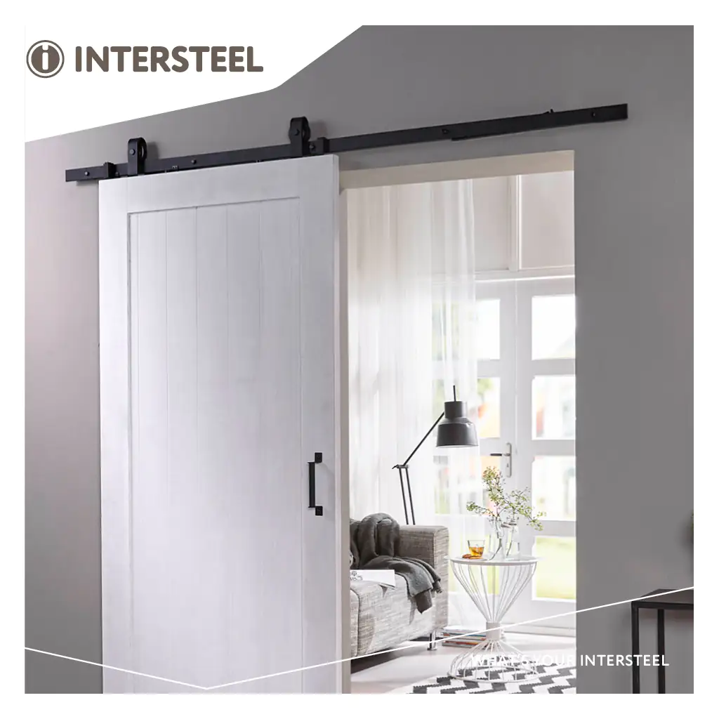 Schiebetürsystem 200 cm Basic Top, schwarz