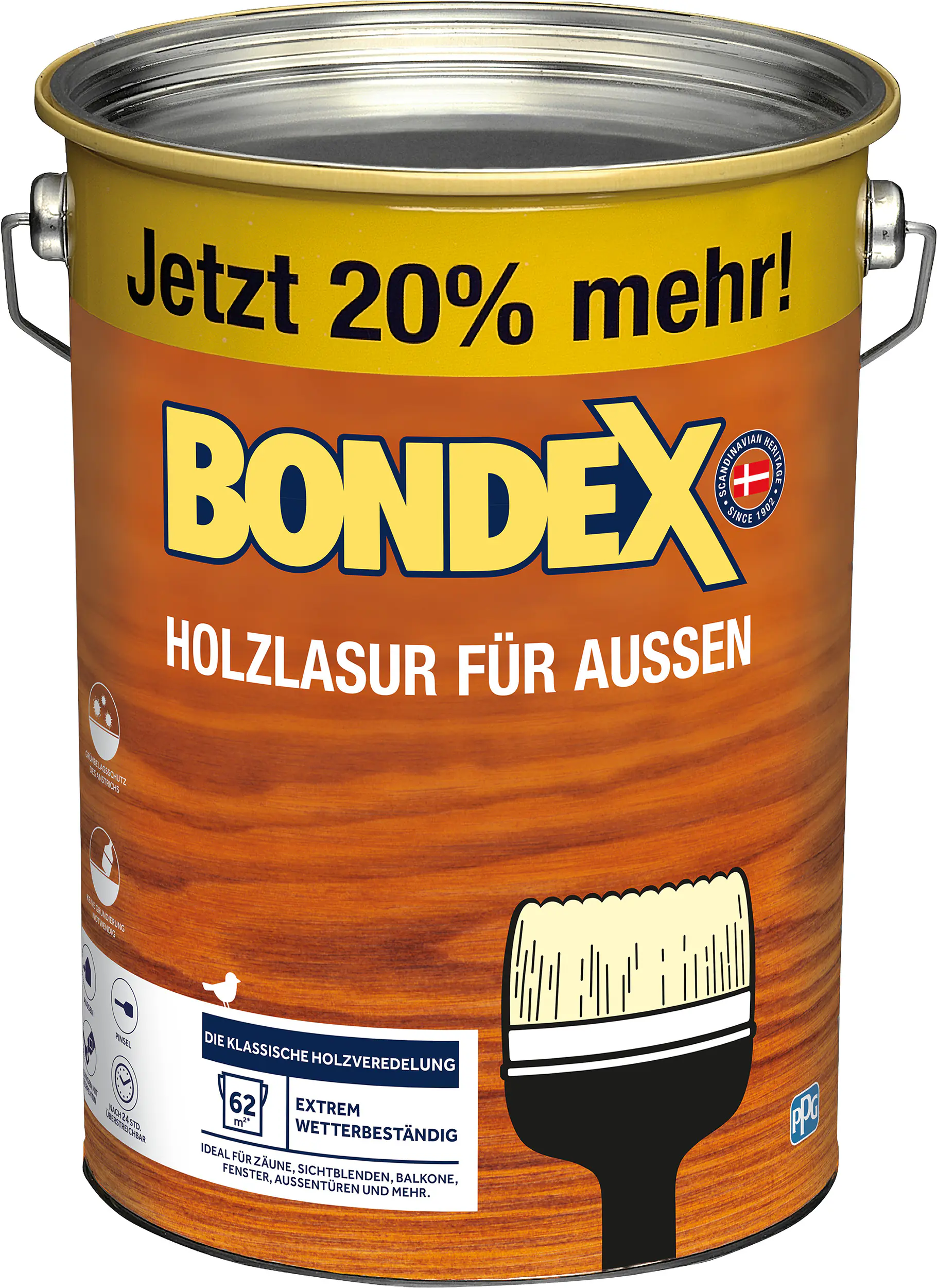 Bondex Holzlasur für Außen 4,8 L oregon pine