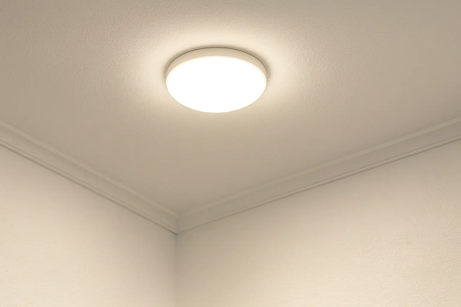 LED Deckenleuchte Bali weiß Ø 27 x 5 cm warmweiß