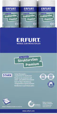 Erfurt Vliestapete Premium 505 weiß 10,05 x 0,53 m