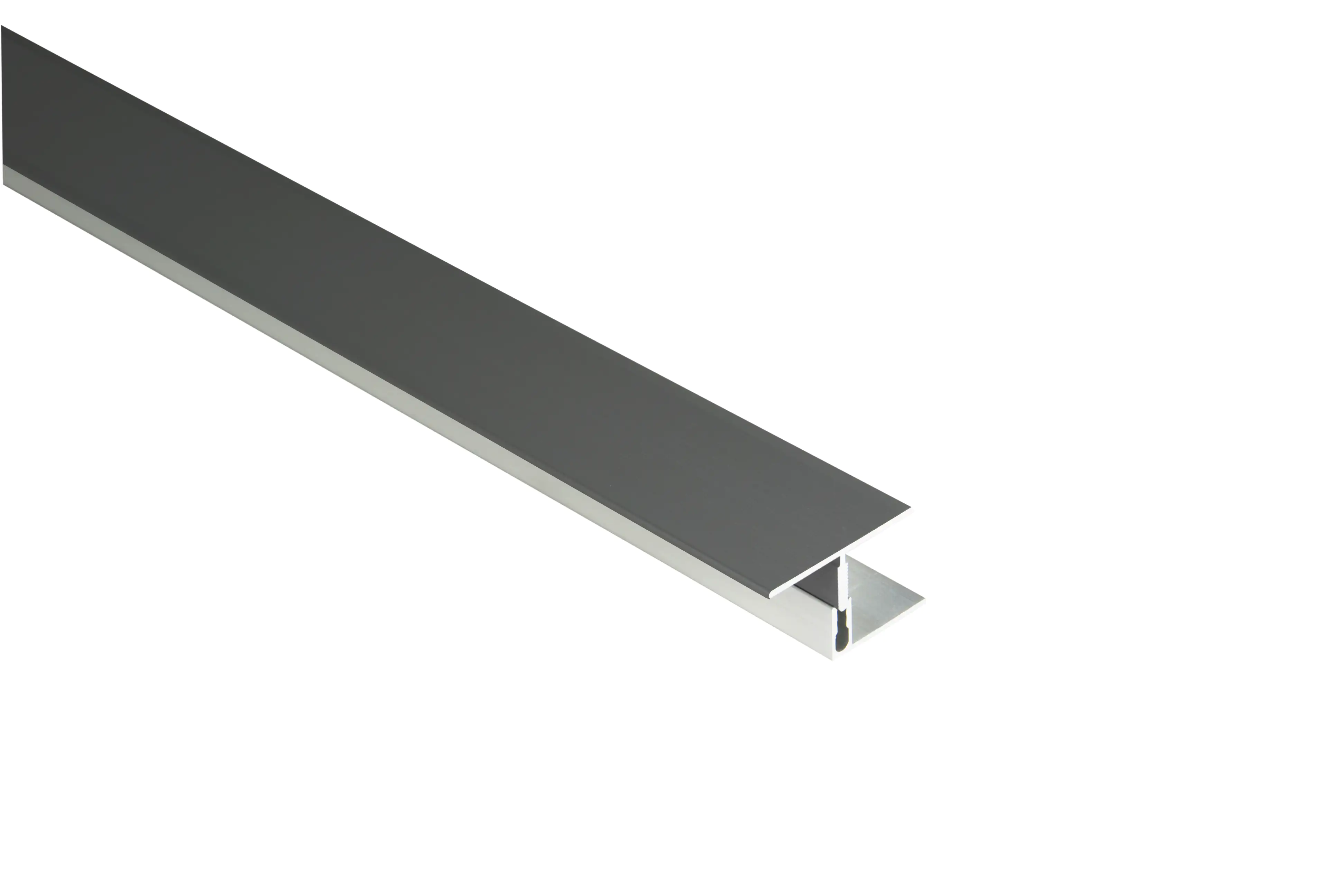 Kovalex Übergangsprofil Aluminium 250 x 6 cm anthrazit Kovalex Übergangsprofil Aluminium 250 x 6 cm anthrazit