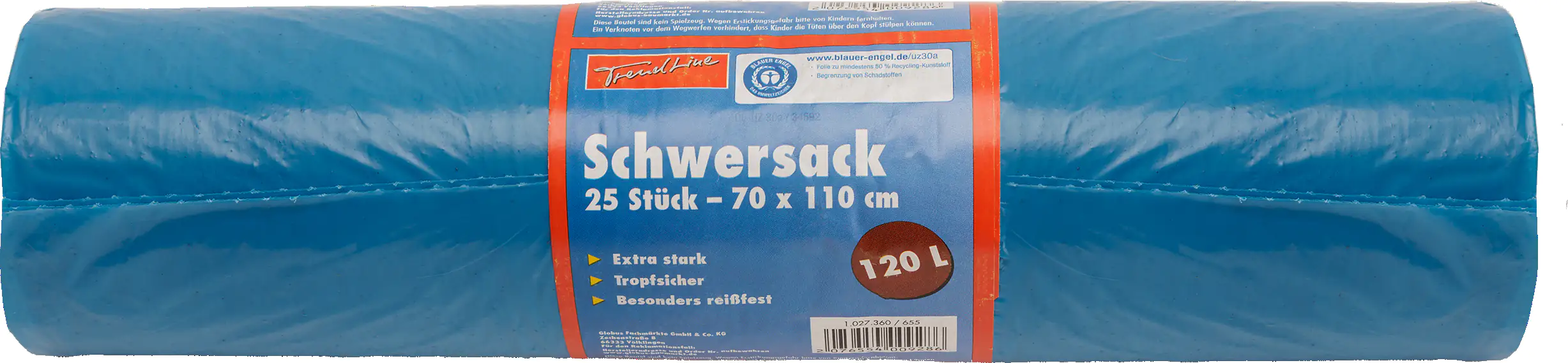 Trendline Müllsack 120 L, 35 mµ, blau, 25 Stück Trendline Müllsack 120 L, 35 mµ, blau, 25 Stück