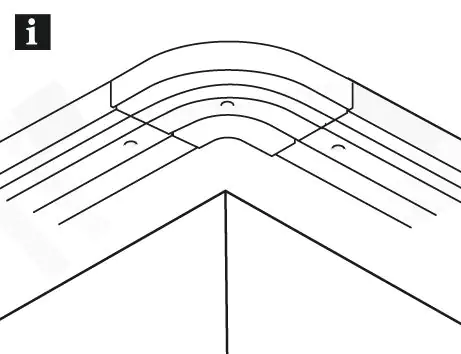 Gardinia Verlängerung für Vorhangschiene GE 3-läufig, weiß