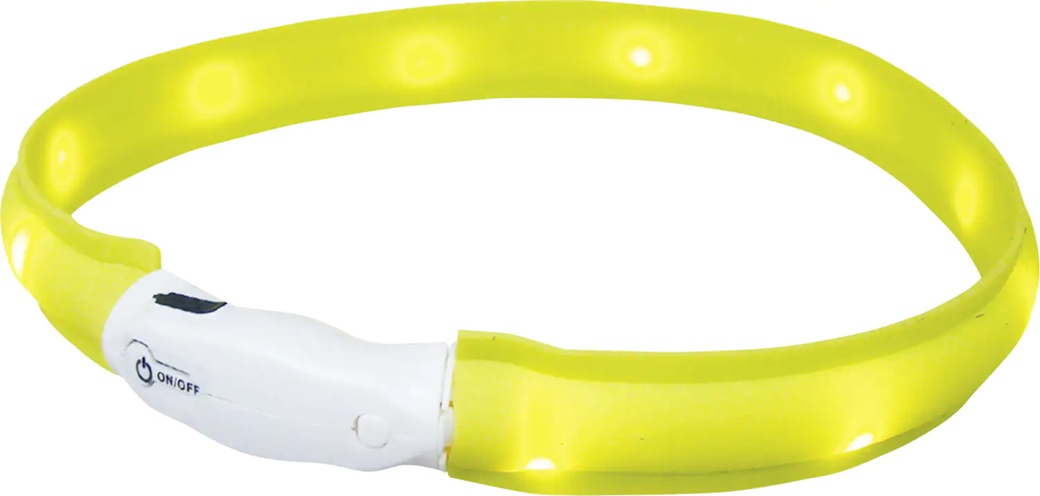 Nobby LED Leuchthalsband Visible breit gelb Nobby LED Leuchthalsband Visible breit gelb