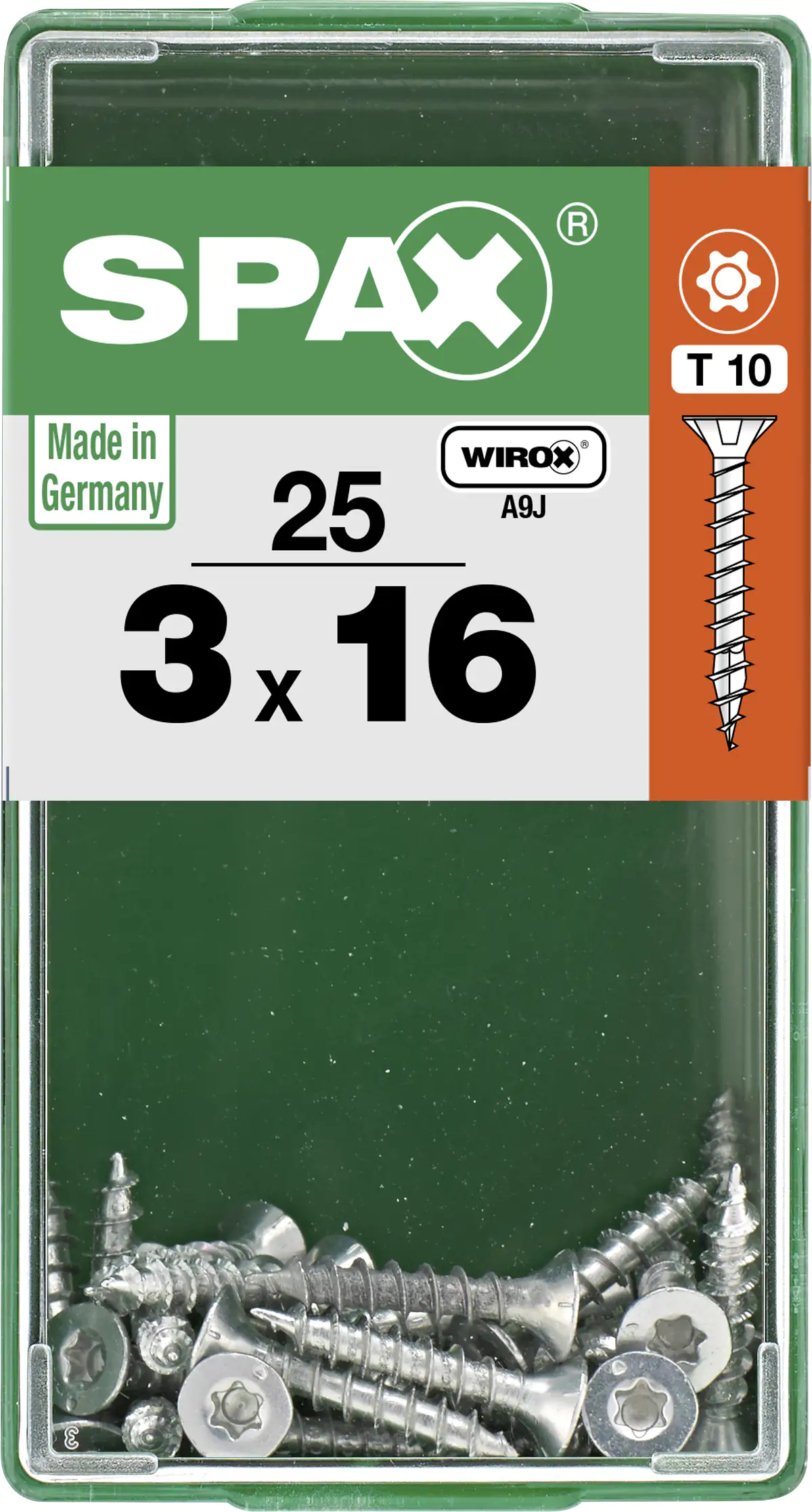 Spax Universalschrauben 3.0 x 16 mm TX 10 - 25 Stk.