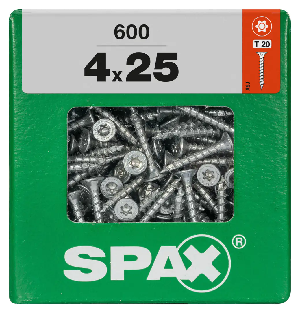 Spax Universalschrauben 4.0 x 25 mm TX 20 - 600 Stk.