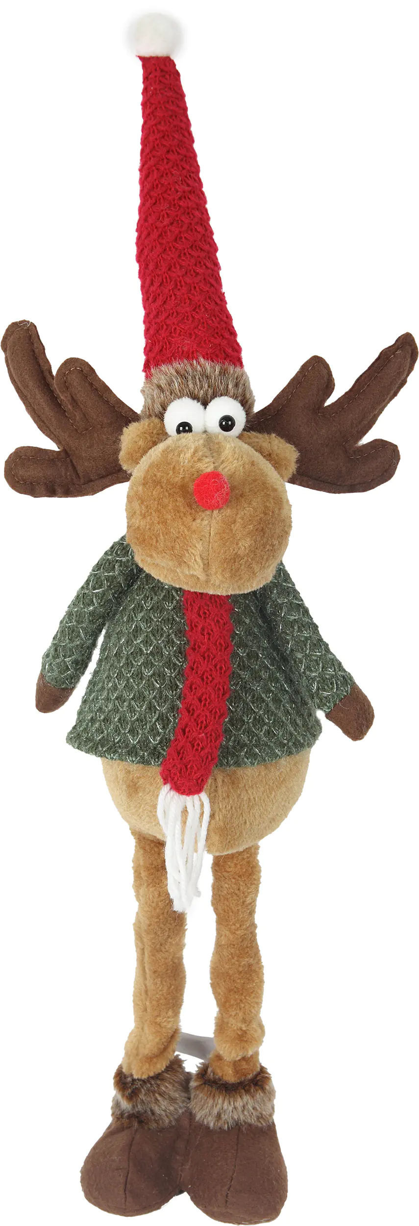 TrendLine Dekofigur Polyester Rentier 52 x 35 x 40 cm rot-braun
