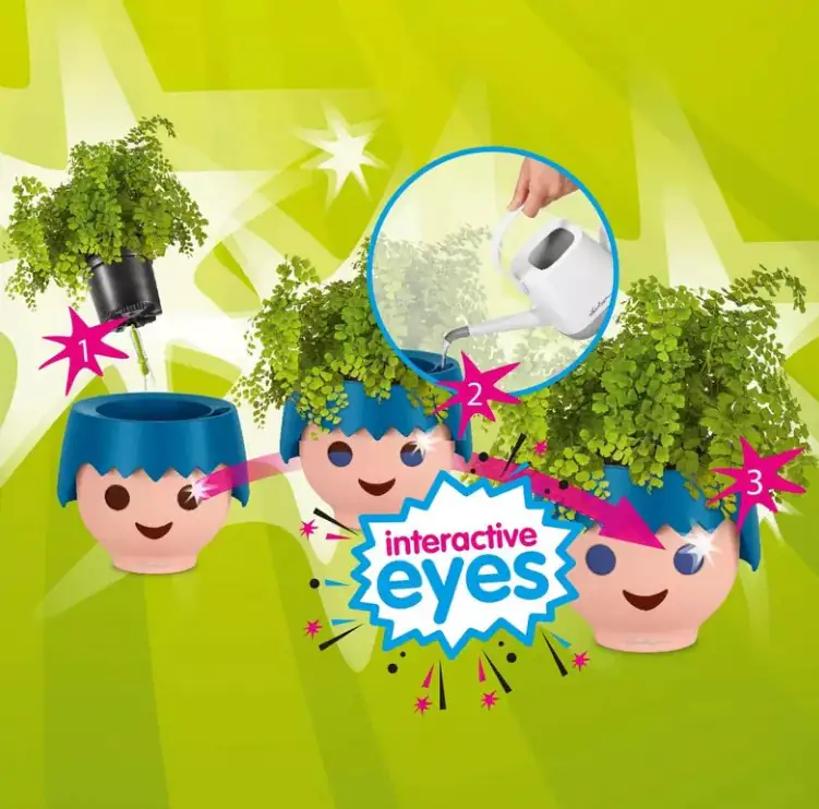 Lechuza Blumentopf Playmobil® Ojo Ø 21 cm fire red