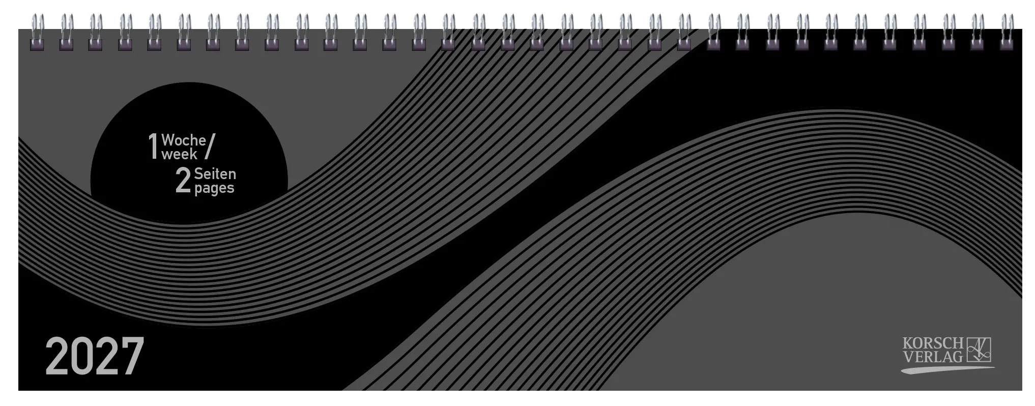 Korsch Kalender Professional Colourlux 2027 schwarz