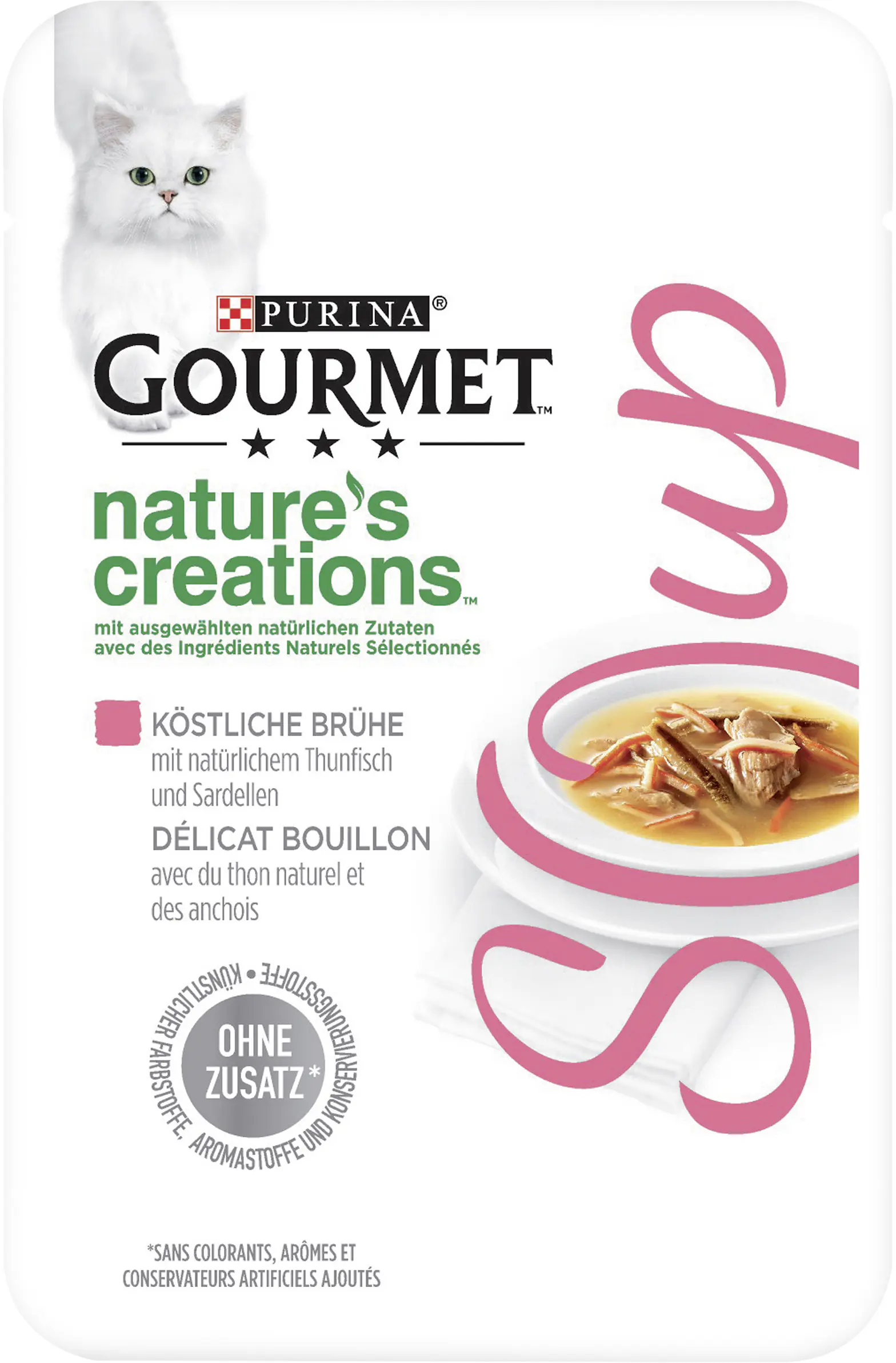 Gourmet Natures Creations Soup Köstl Brühe mit Thunfisch & Sardellen 40 g